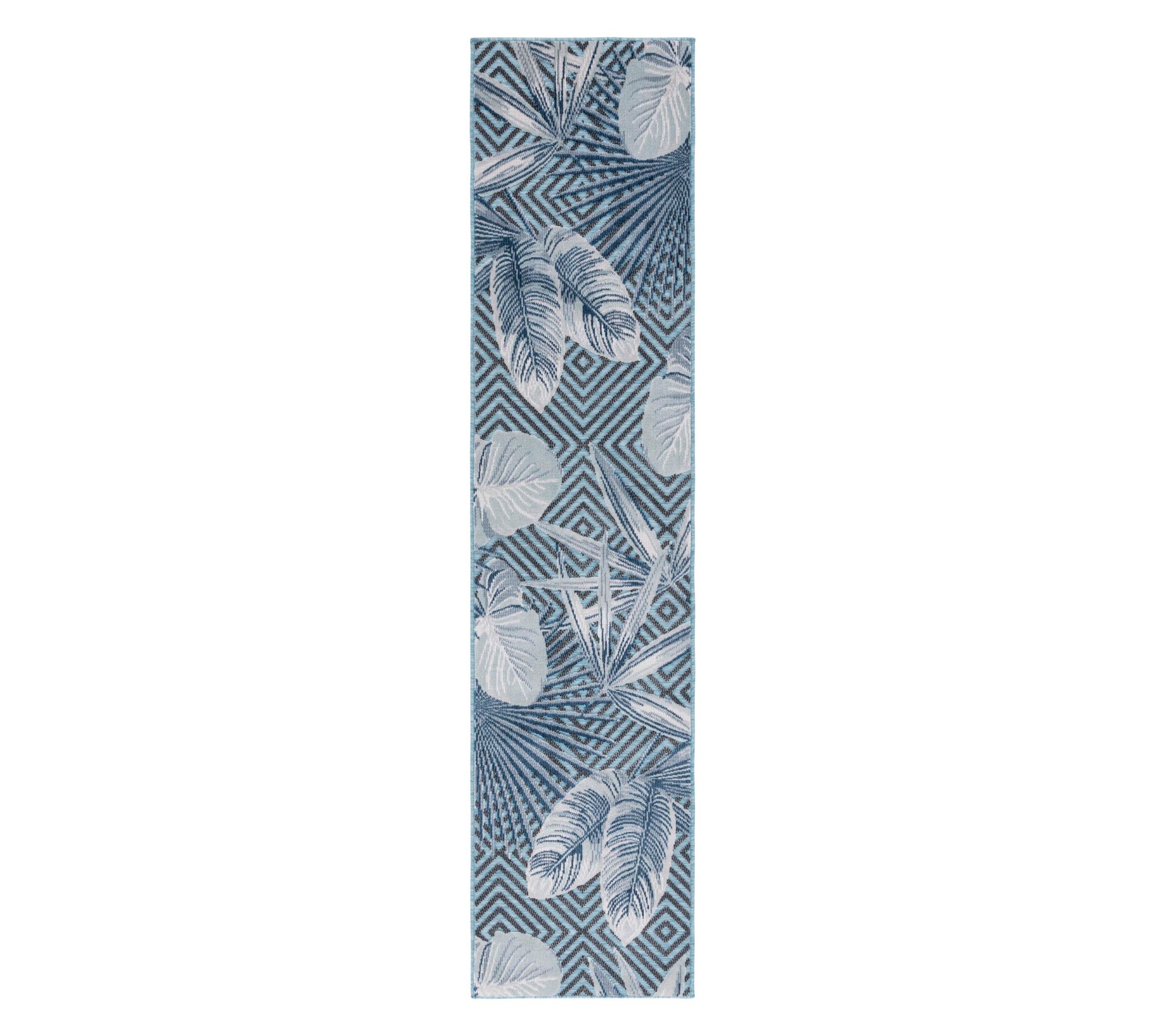Safavieh Tropical Geometry 2' x 9' Outdoor Rug