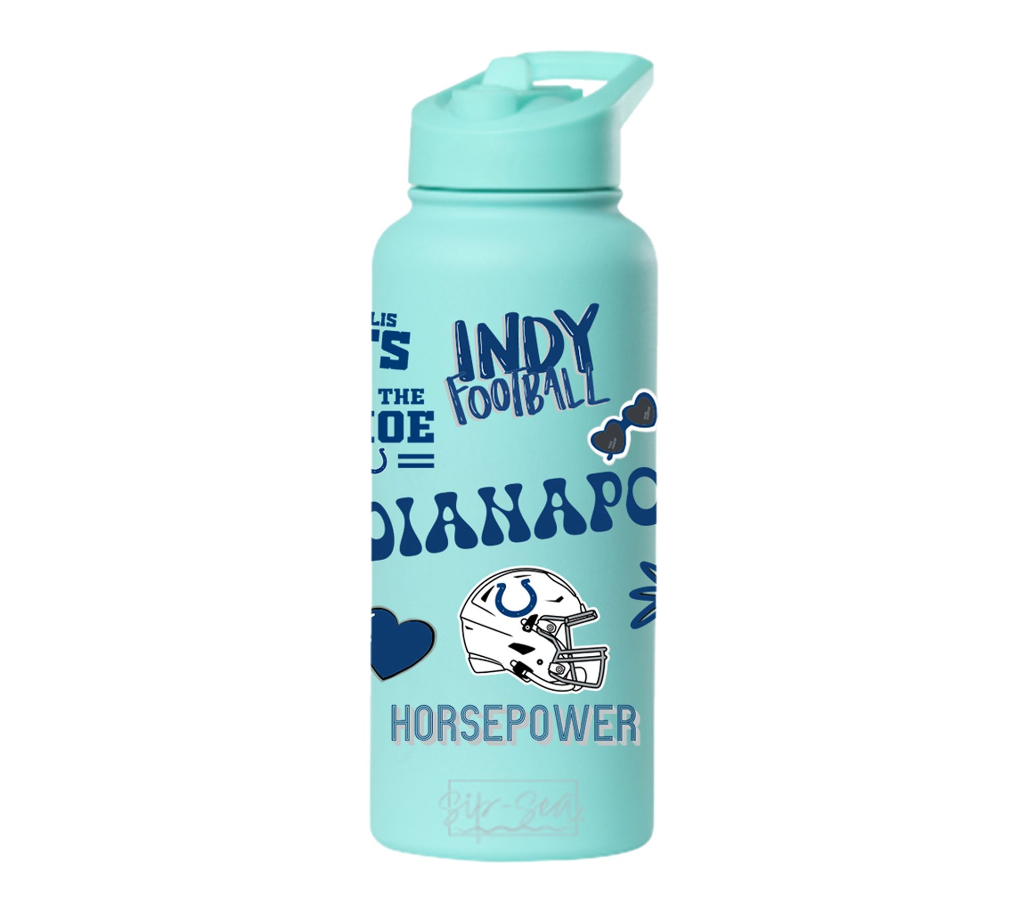 The Memory Company NFL 32oz Water Bottle w/Straw Lid, Loco