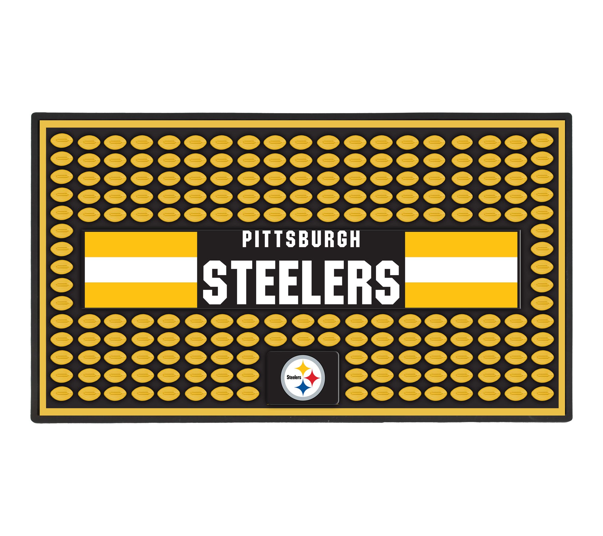 Memory Company NFL Team Rubber Bar Mat w/ Logo