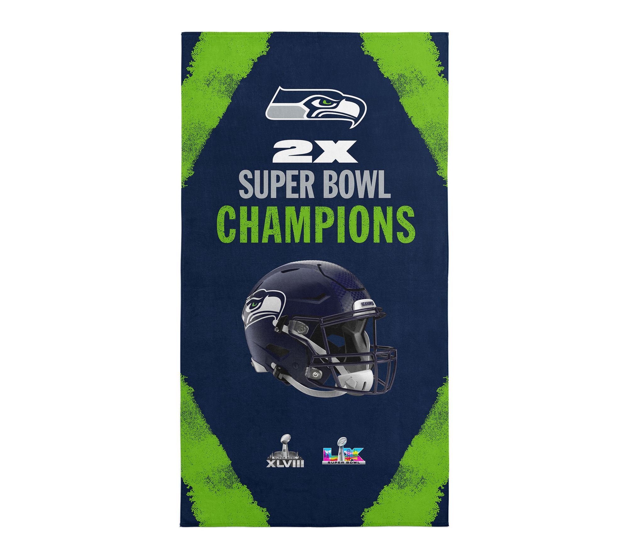 Northwest Super Bowl 2026 Seahawks Champs BeachTowel