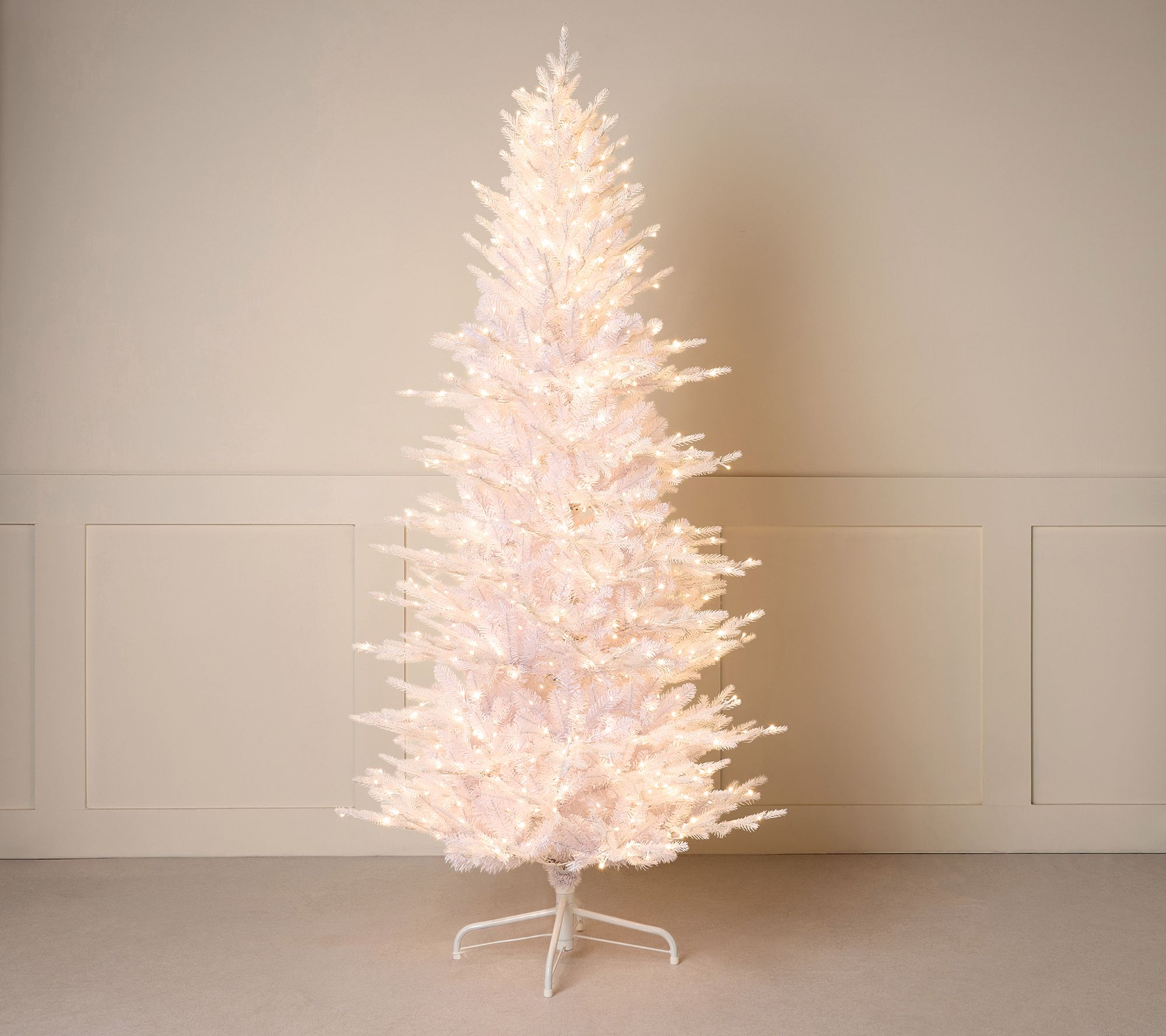 Bethlehem Lights 8.5' Overlit Slim Christmas Tree w/ 3-in-1 LEDs