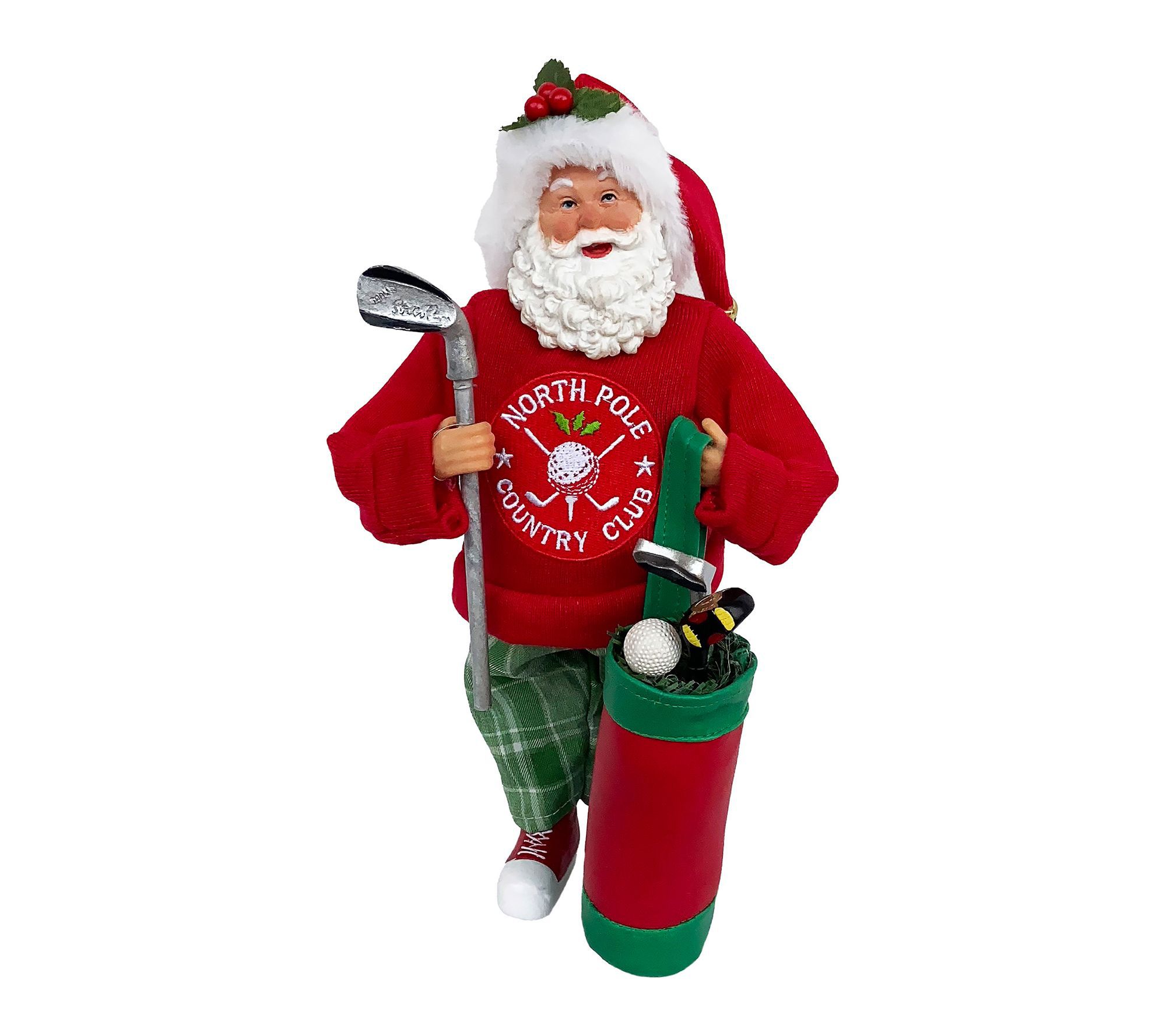 Santa's Workshop, Inc 12" North Pole County Club Claus