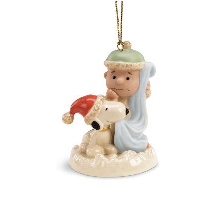 Lenox Snuggle Up Snoopy Ornament - QVC.com