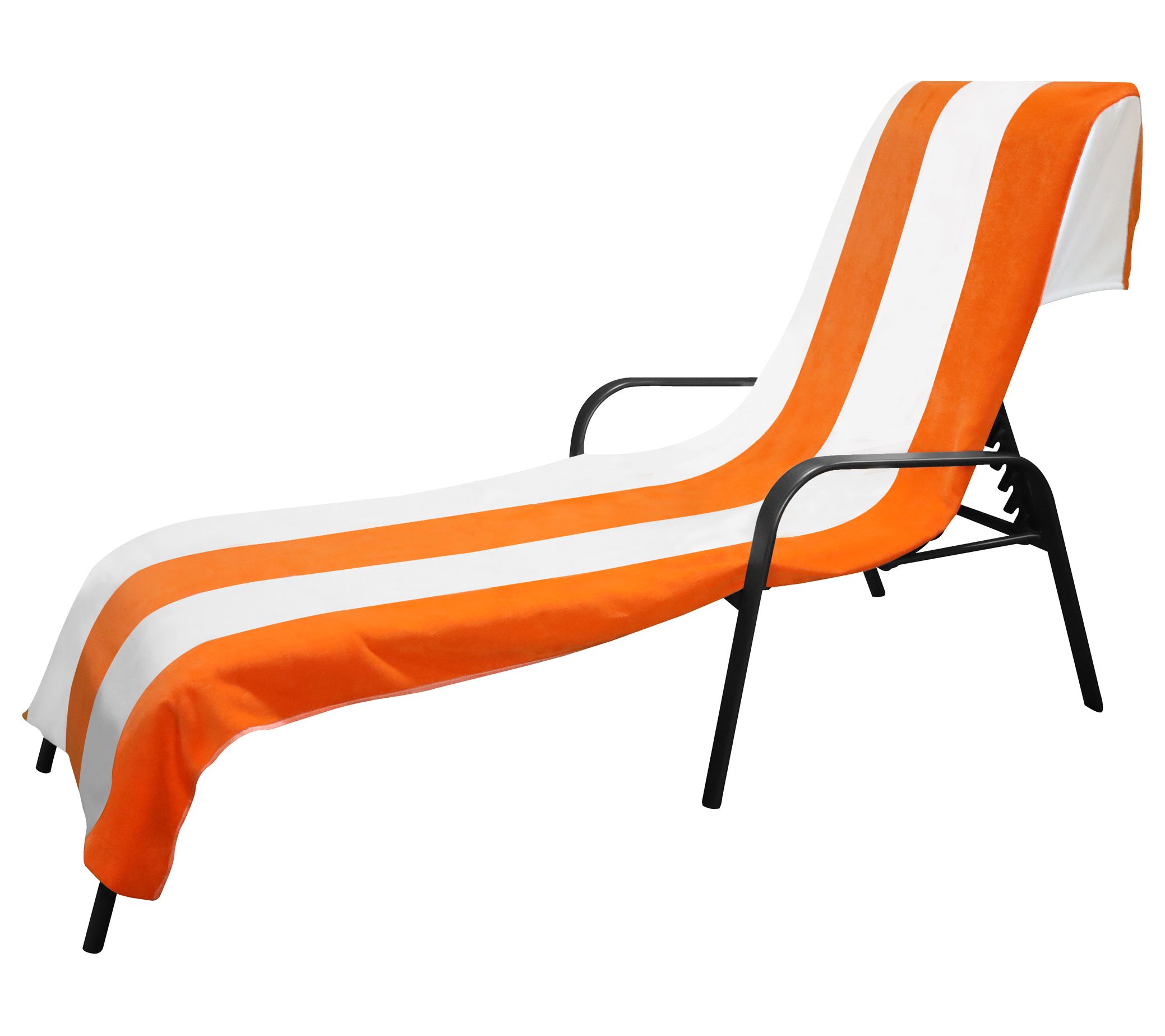 Superior Cotton Standard Size Cabana Stripe L ounge Chair Cov