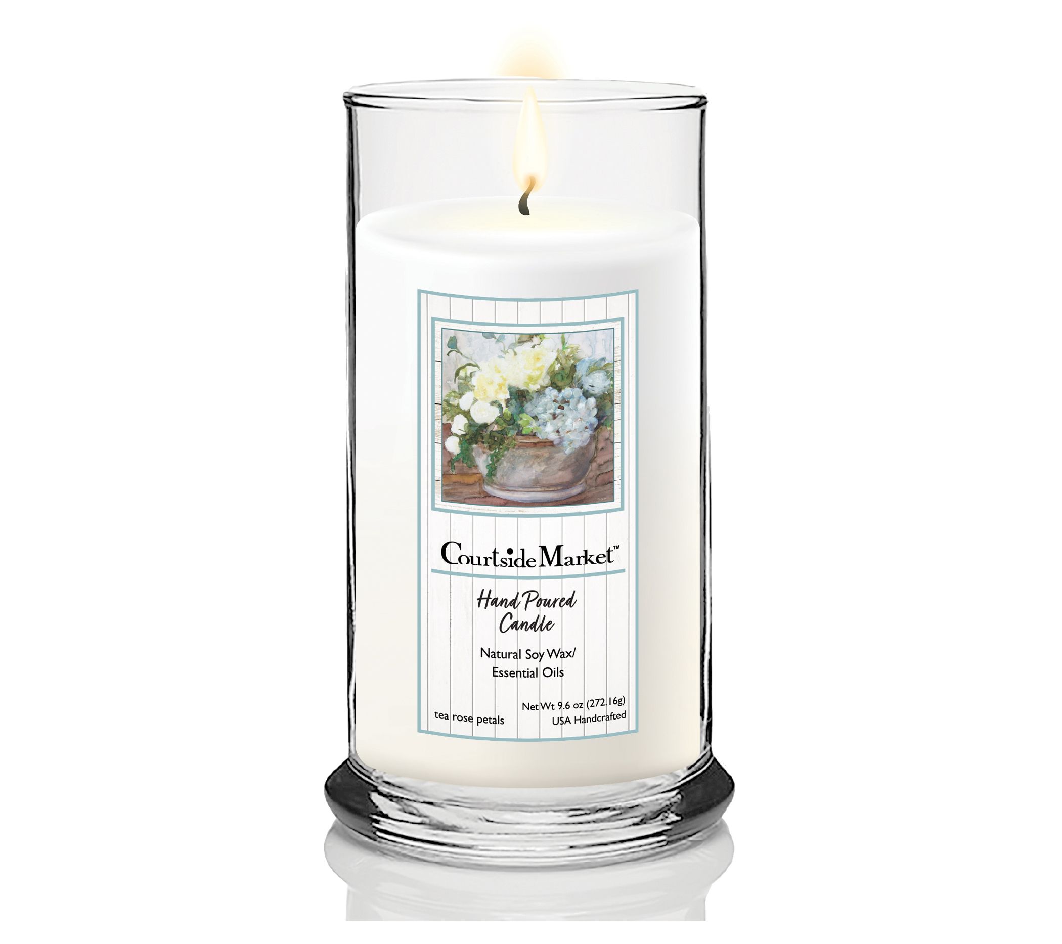 Courtside Market Fresh Cut Status Candle Glass18 oz.