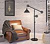 Hudson & Canal Descartes Antique Floor Lamp with Pulley System, 6 of 6