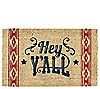 Hey Y'All Natural Coir Doormat with Nonslip Back