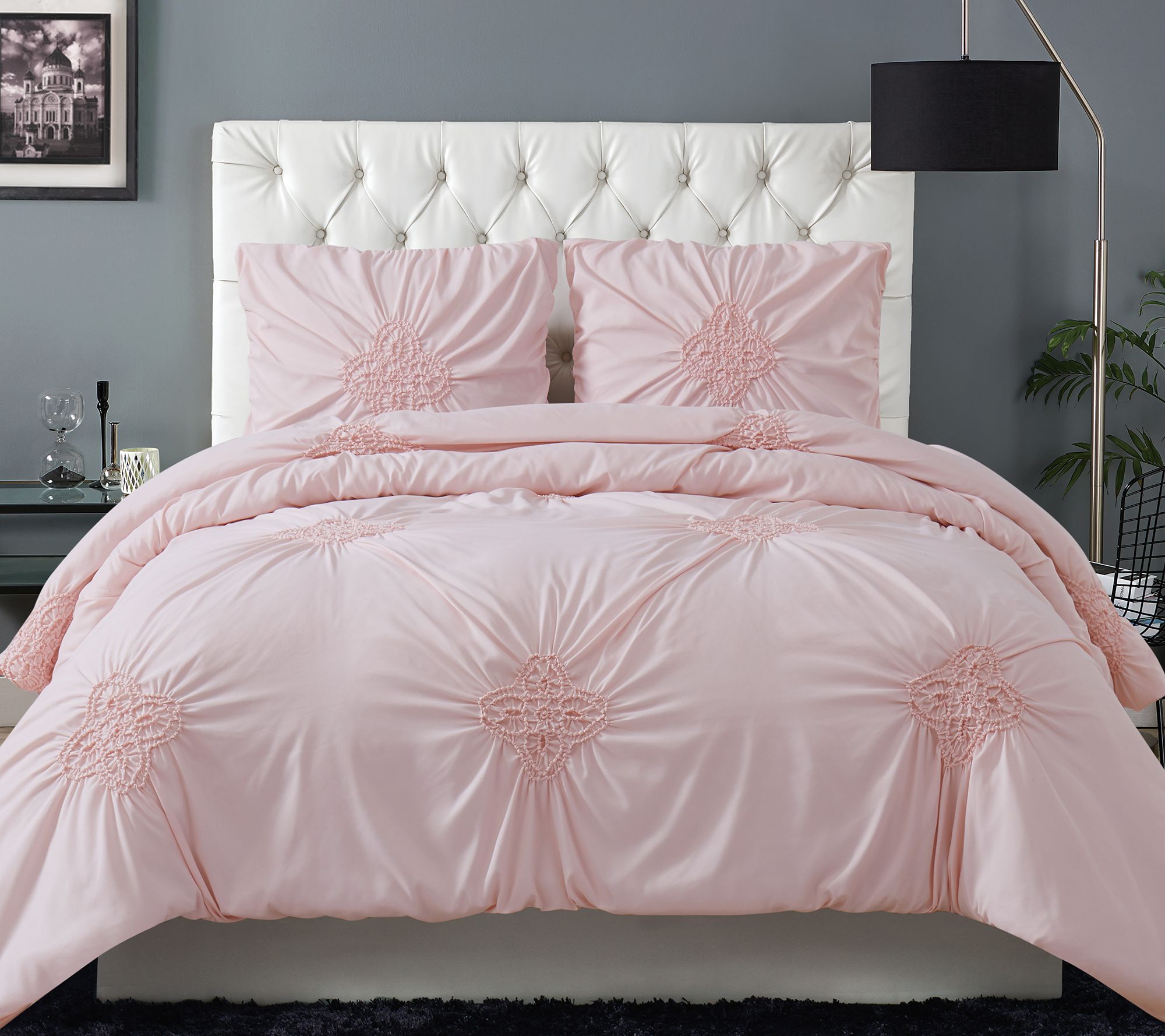 Christian Siriano NY Georgia Rouched Twin XL Comforter Set