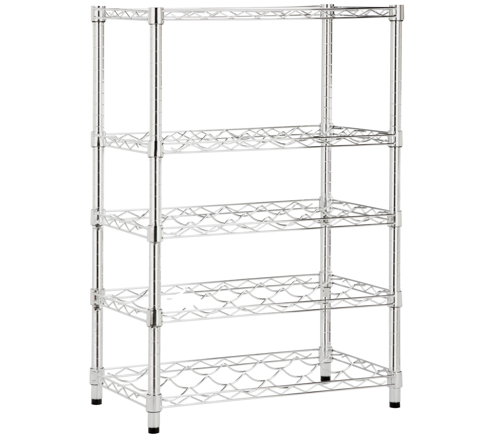 HoneyCanDo Adjustable Tiered Wine Rack