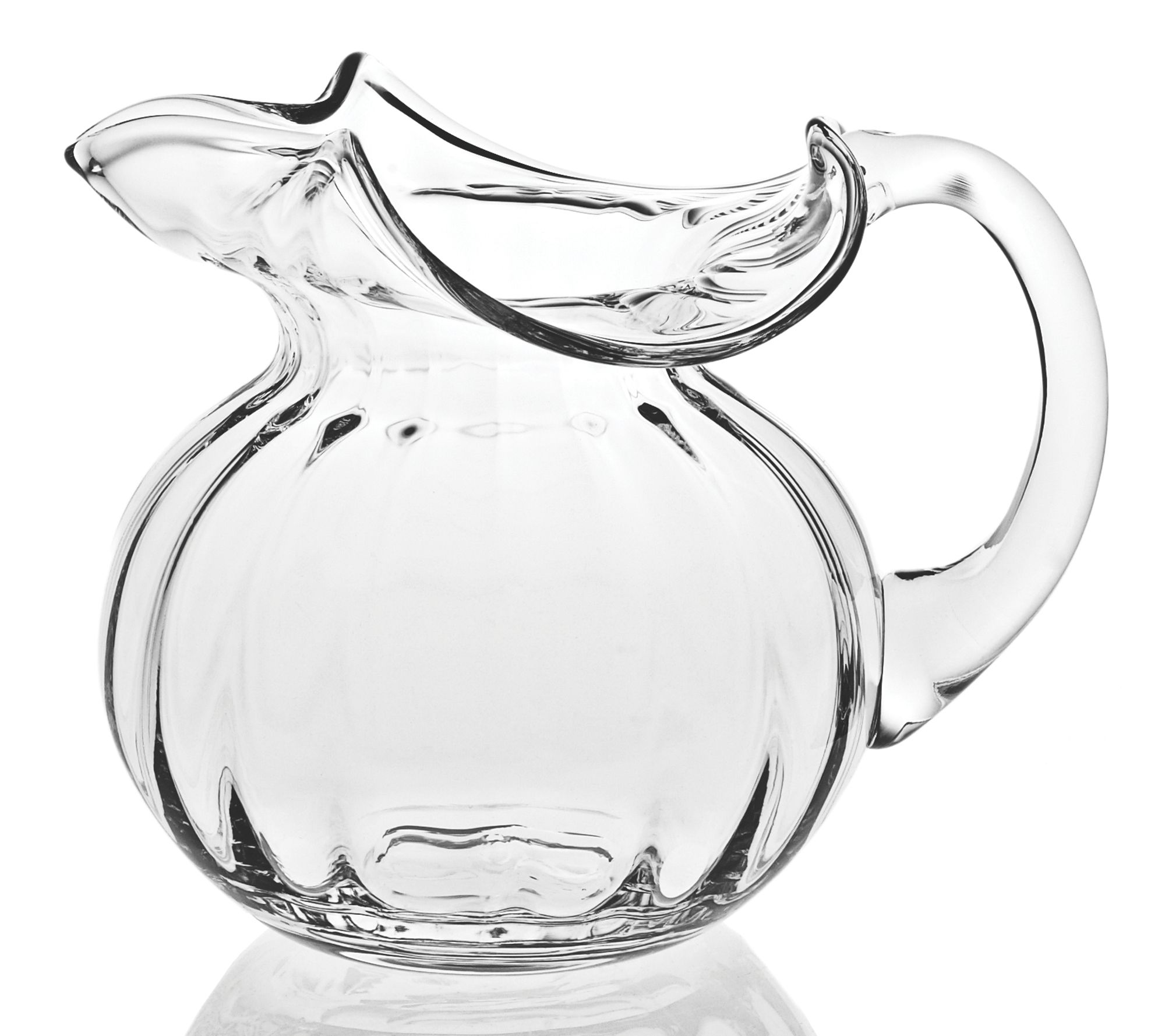Badash Crystal Hemmingway Floppy Optic EuropeanPitcher