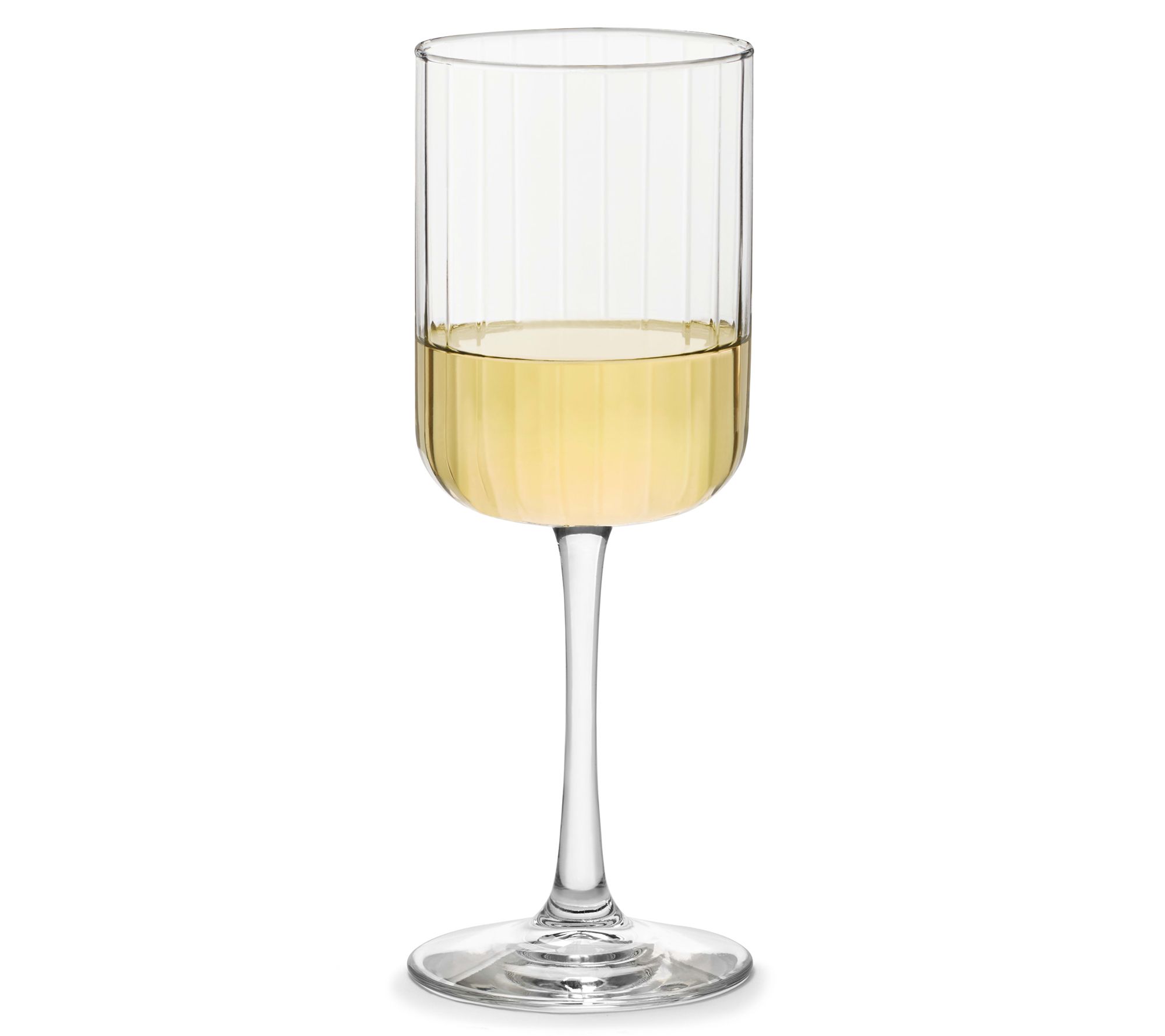 JoyJolt Layla Crystal White Wine Glasses - 13.5 oz - Set of 4