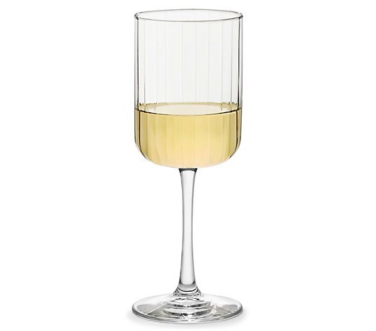 Libbey Paneled Wine Glasses, Set of 4 