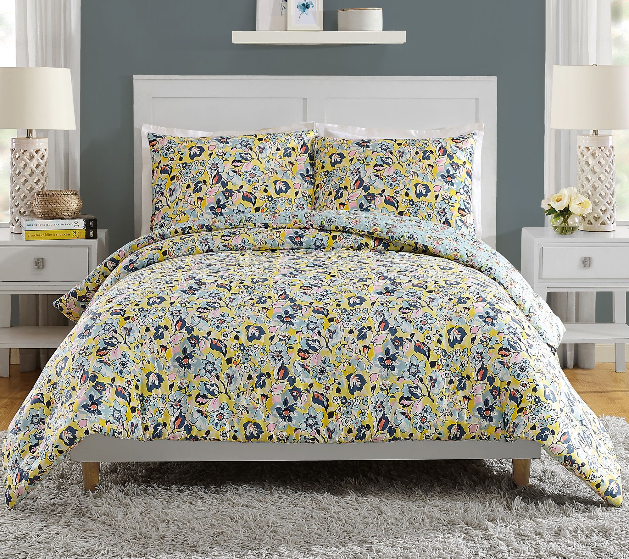 Vera Bradley Sunny Garden Twin/TXL Comforter Set