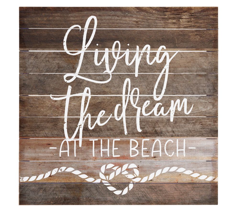 Living The Dream Beach Pallet By Sincere Surroundings