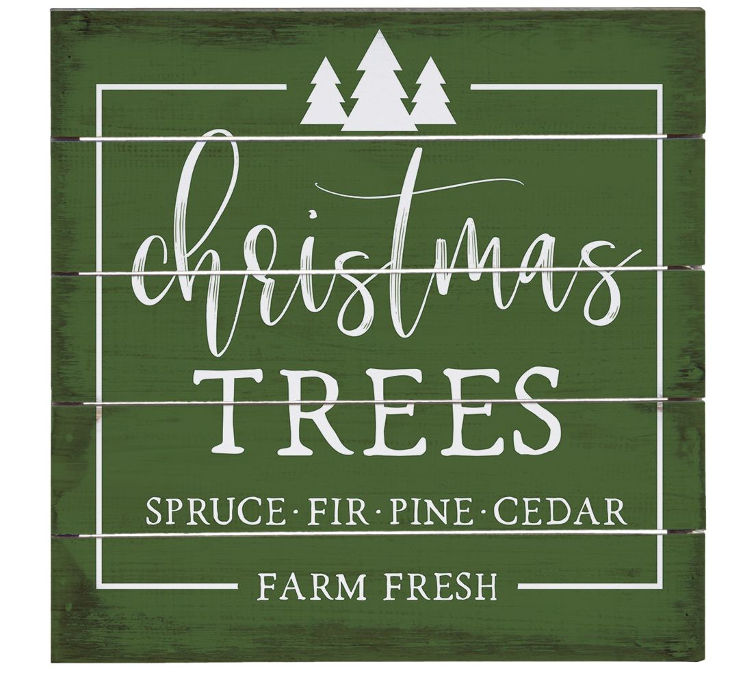 Sincere Surroundings 8" Christmas Trees Pallet Petite