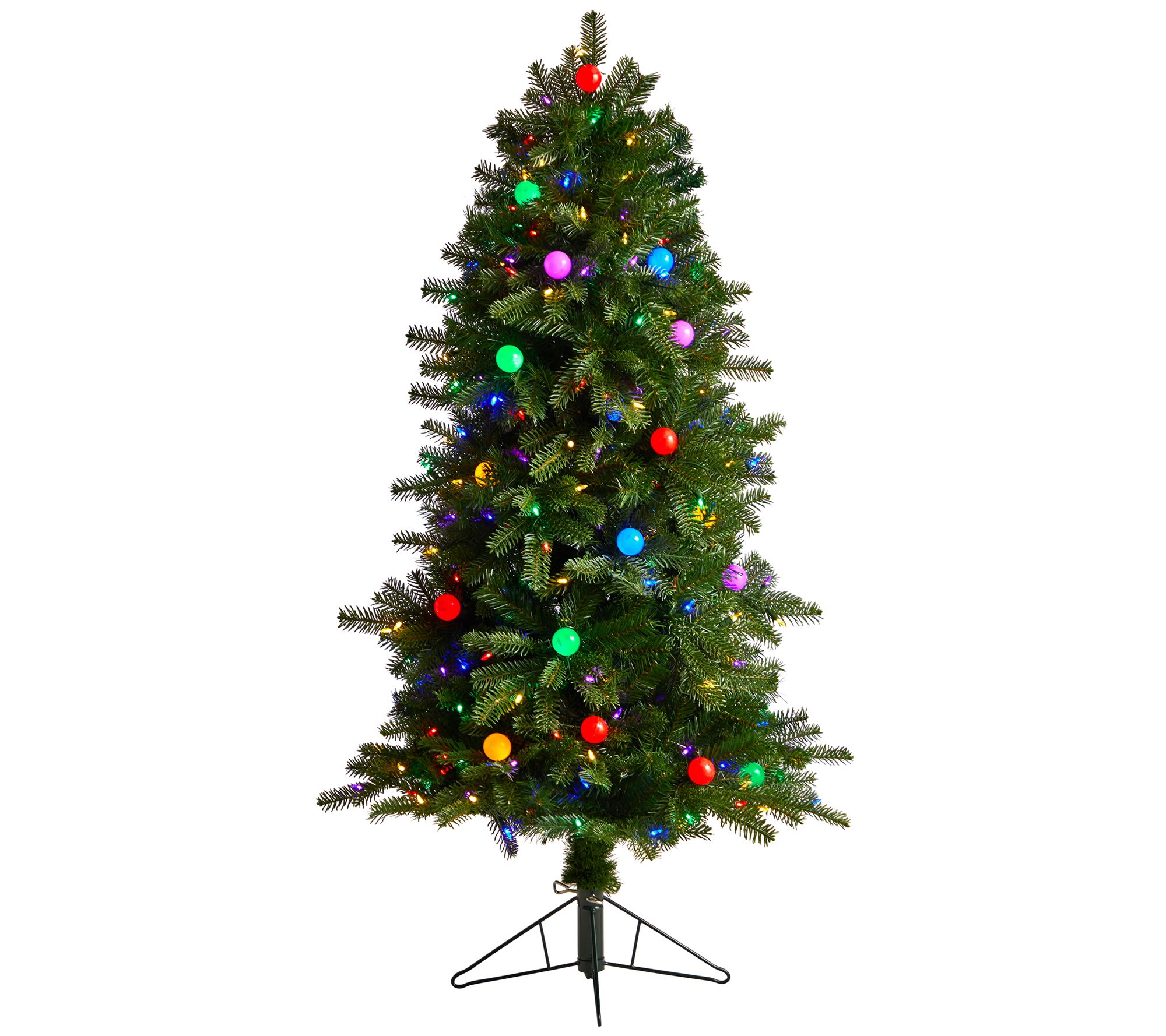 Nearly Natural 5' Montana Mountain Fir Tree w/330 Lights