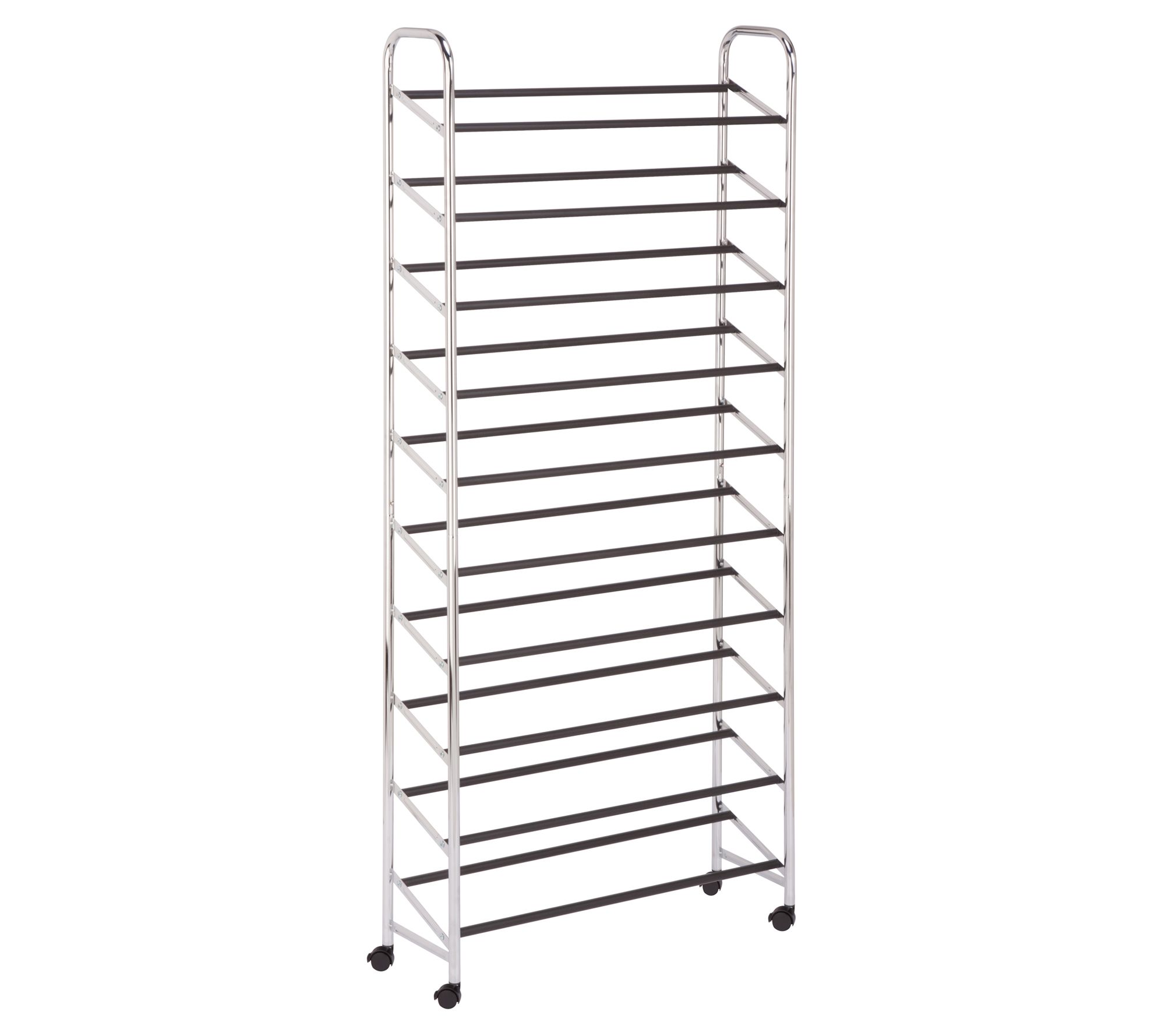 Rolling shoe rack discount walmart