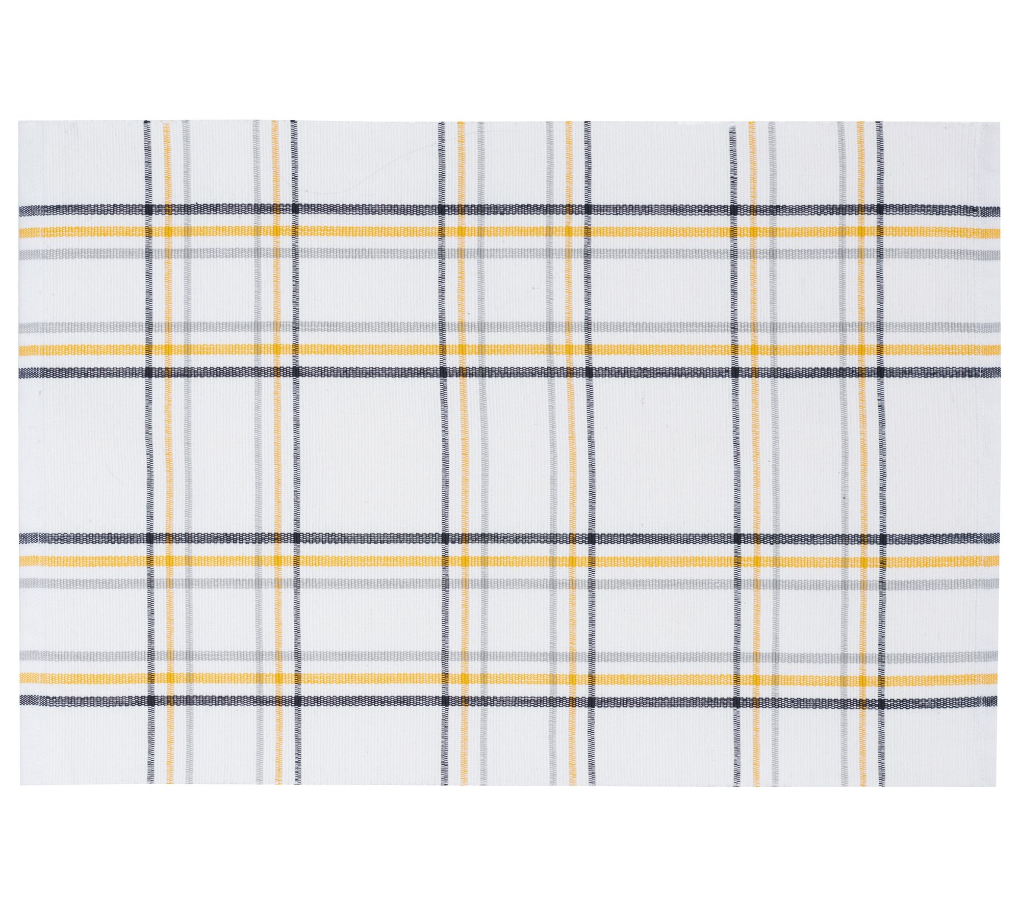 Honey Bee Plaid Placemat, Set of 6 by Valerie