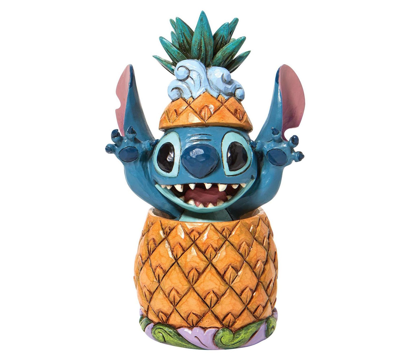 Enesco Disney Traditions Stitch in a Pineapple