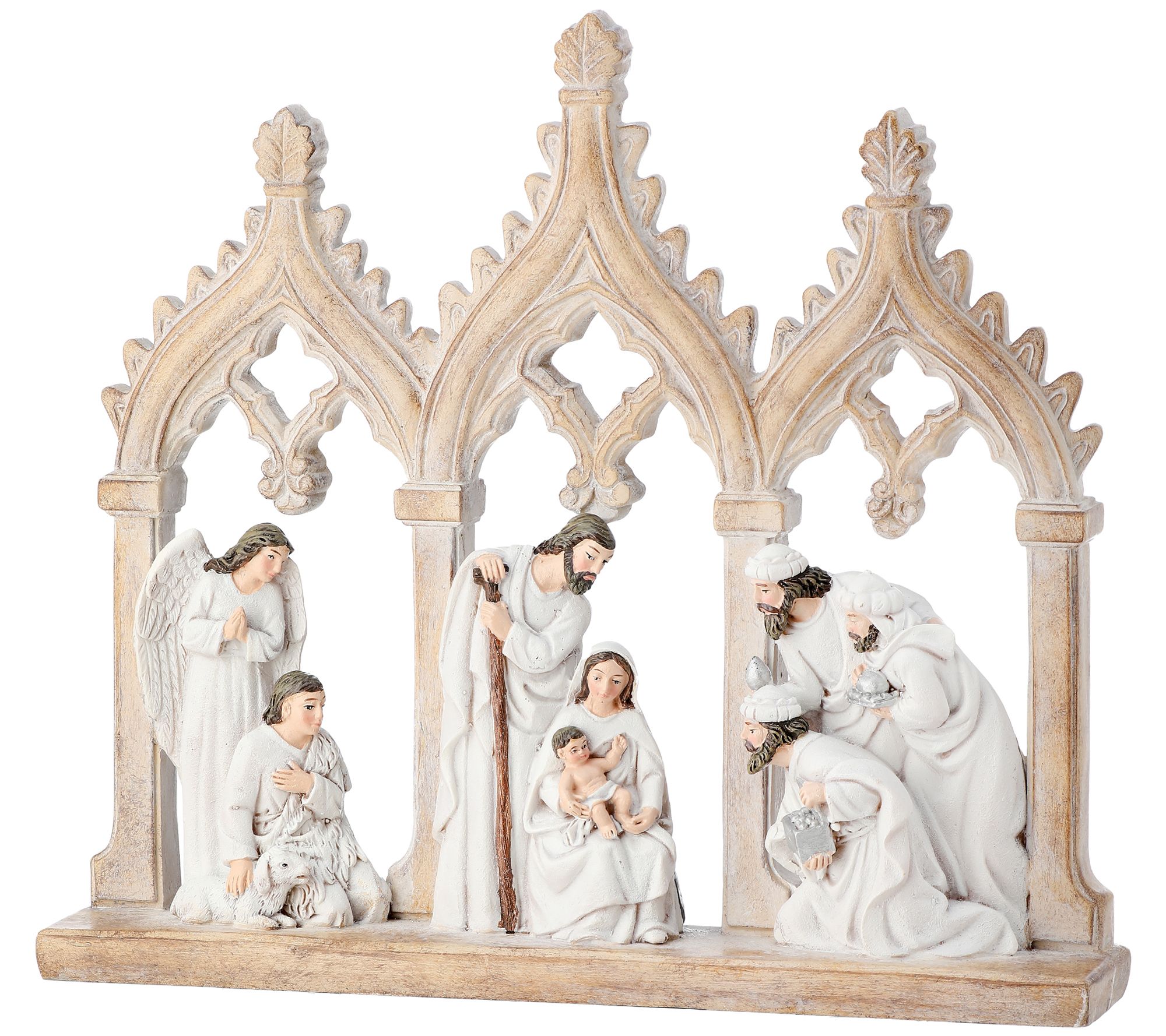 Valerie Parr Hill 12" Nativity Scene w/ Arches