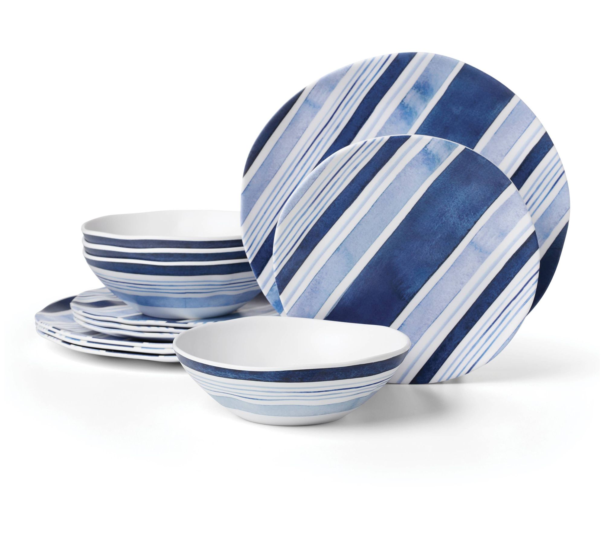 Oneida 12-Piece Service for (4) Melamine Dinnerware Set