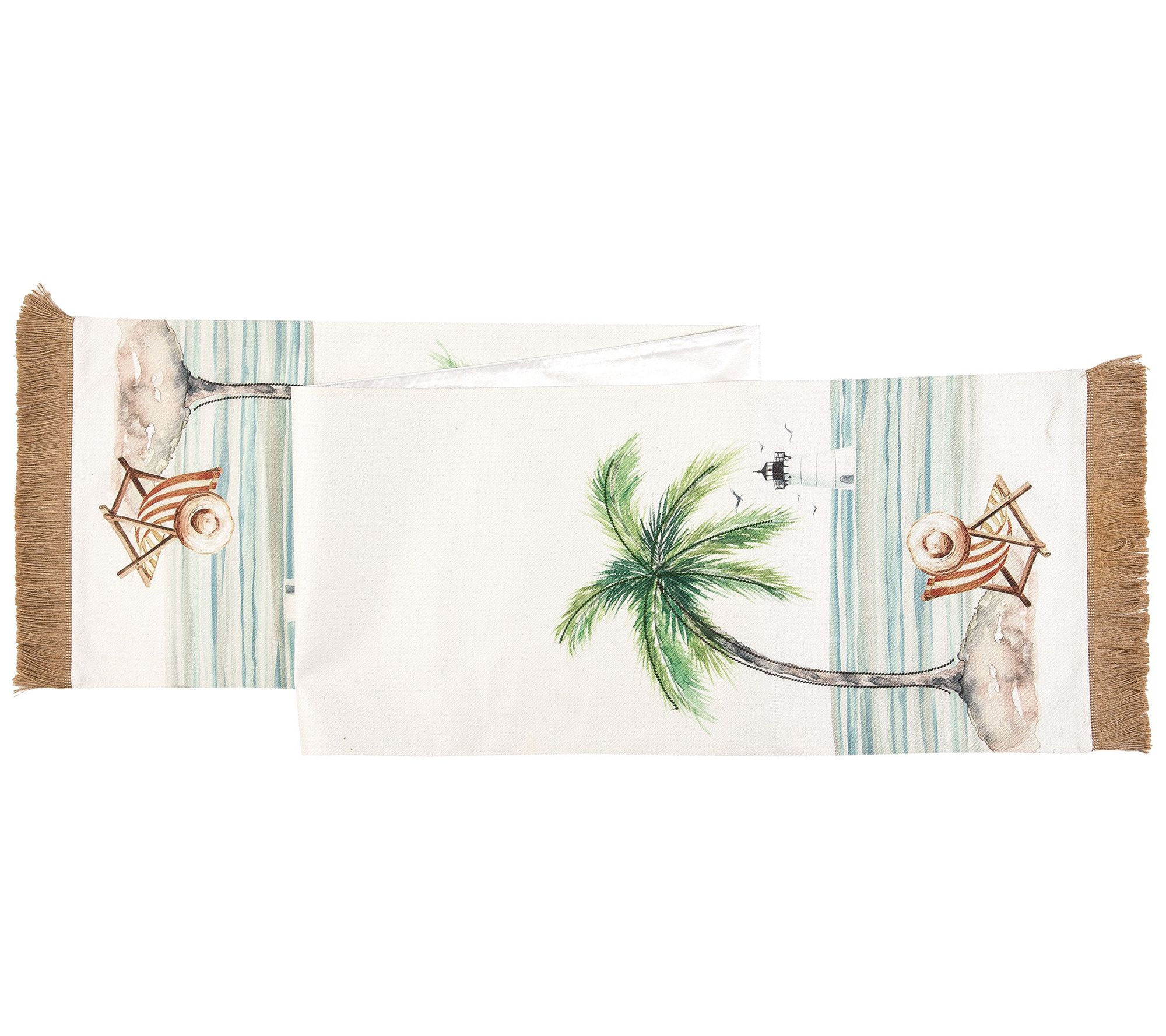 Life Is Better At The Beach 13" x 72" Table Runner by Valerie