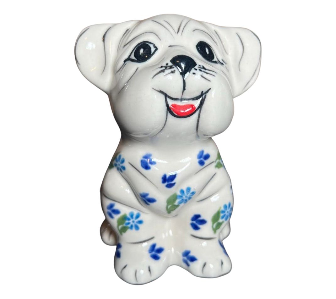 Lidia's Polish Pottery Dog Figurine