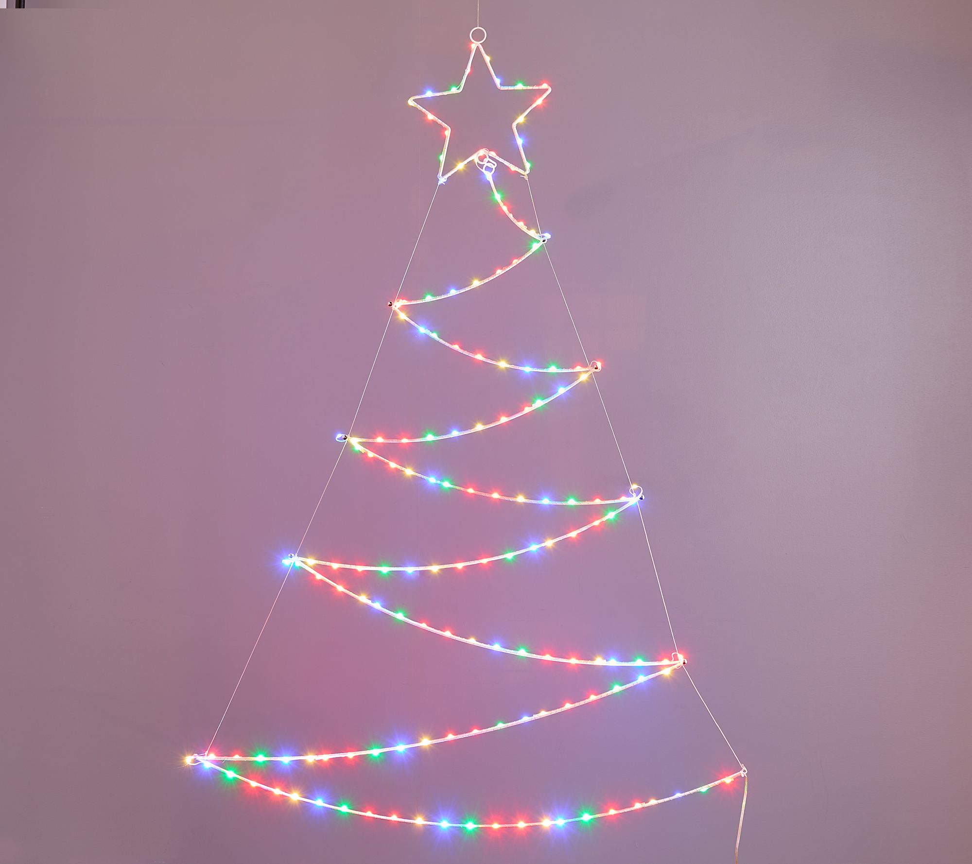 Bethlehem Lights 60" Color Prism LED Wall Tree