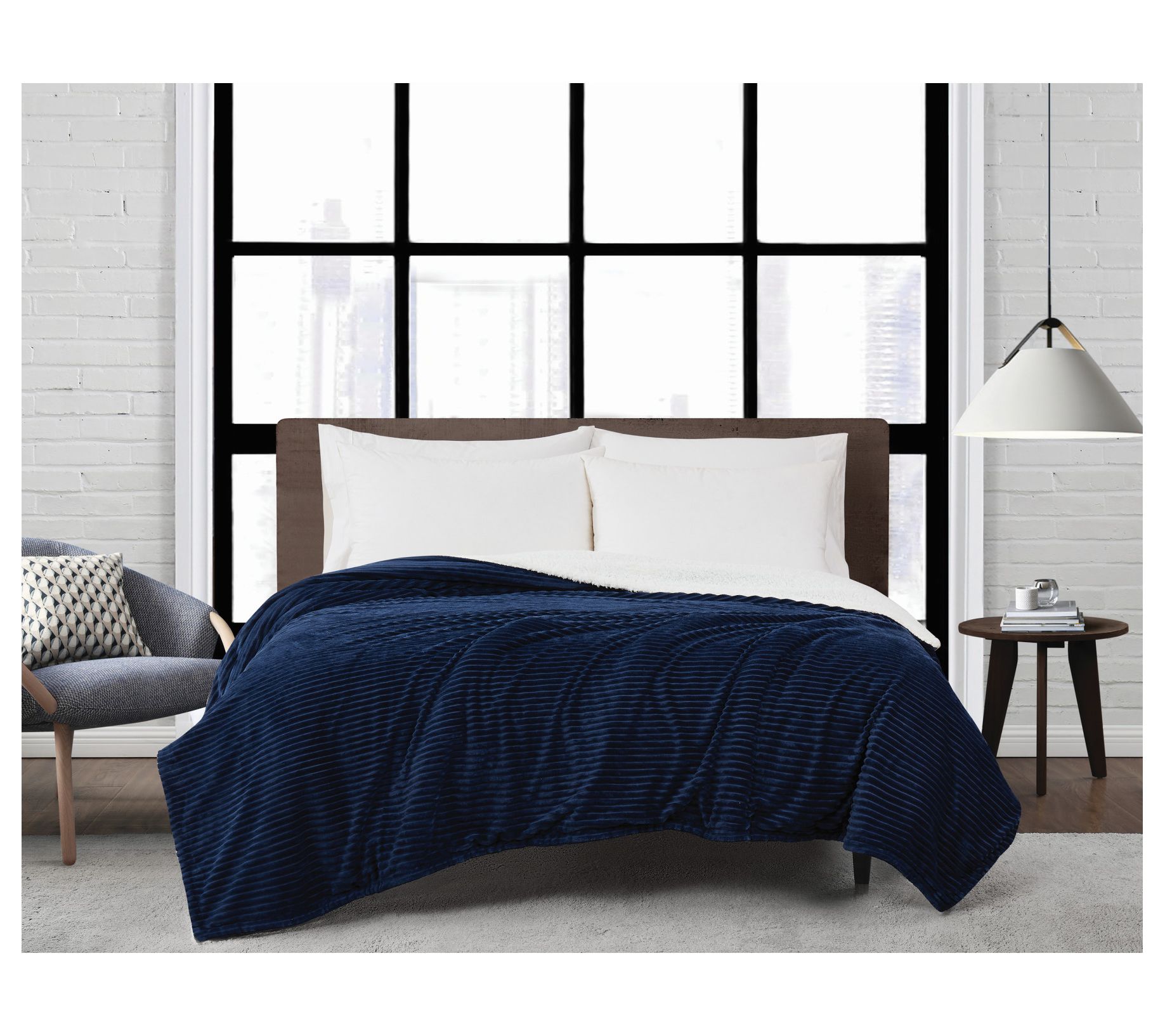 London Fog Corduroy King Blanket