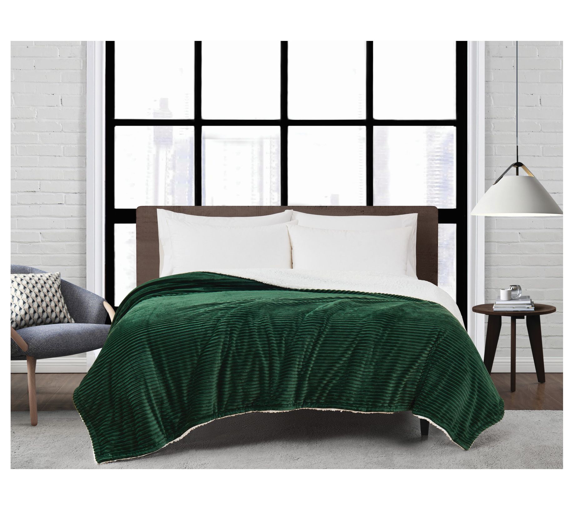 London Fog Corduroy King Blanket