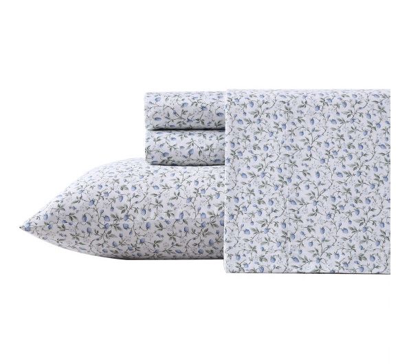 Laura Ashley Bramble Vine Green King Sheet Set