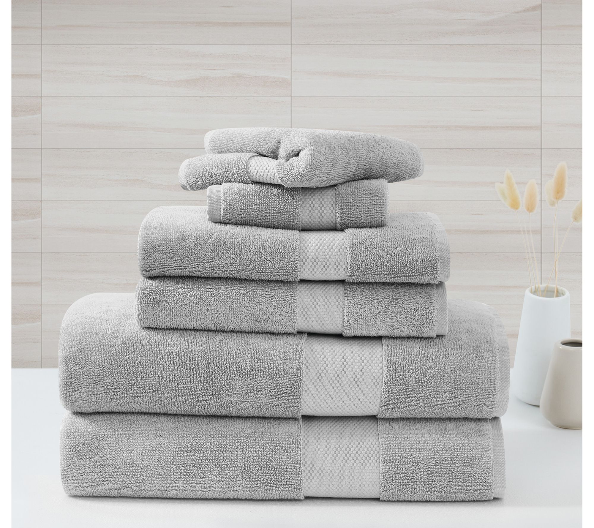 Borghese Roma Oversized Luxe Turkish Cotton 6-P iece Towel Set