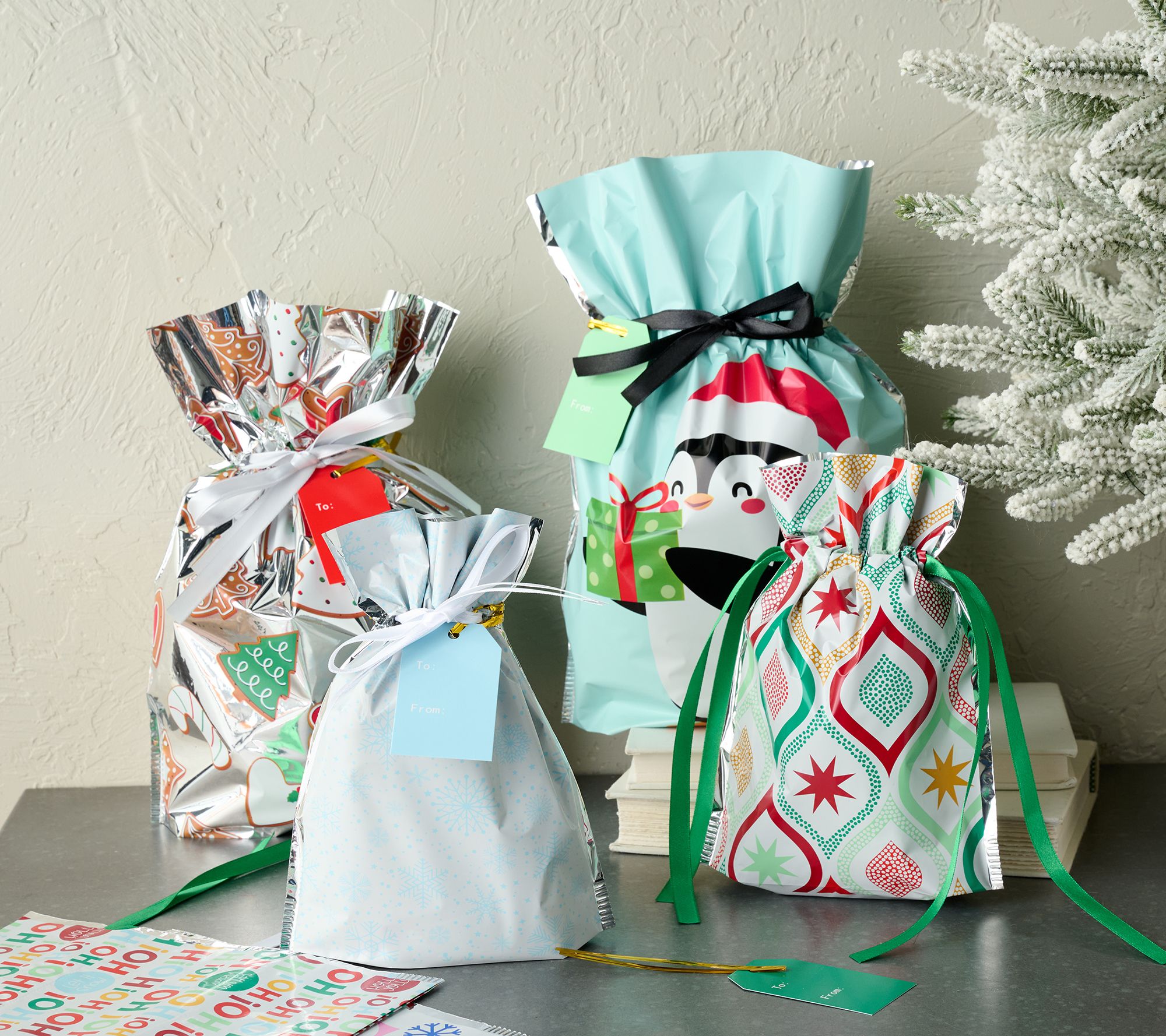 Kringle Express 40-pc Jumbo and Large Gift Bags Set SH 8/4