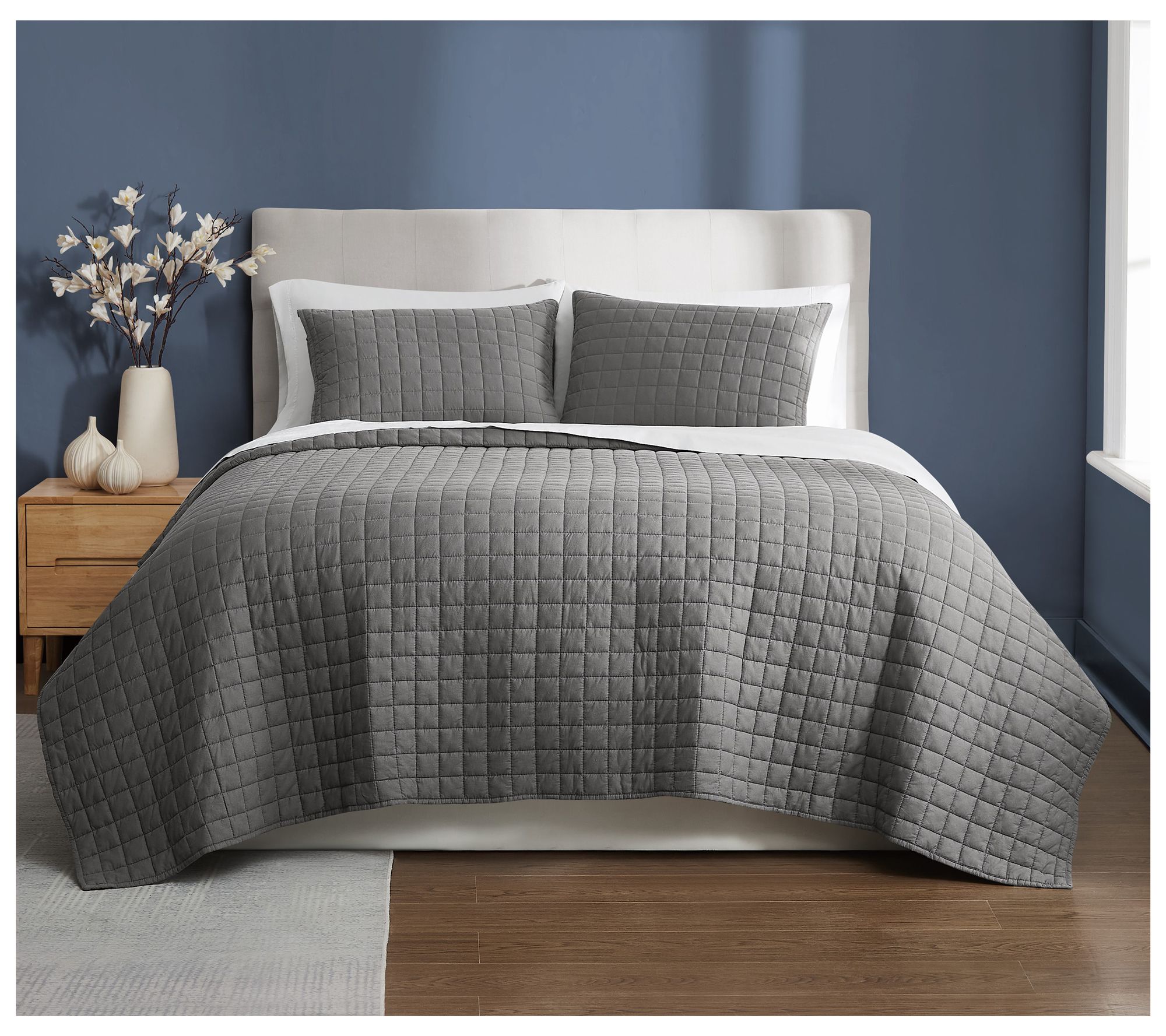 Brooklyn Loom Essential Cotton Twin/Twin XL 2-Piece Quilt Set