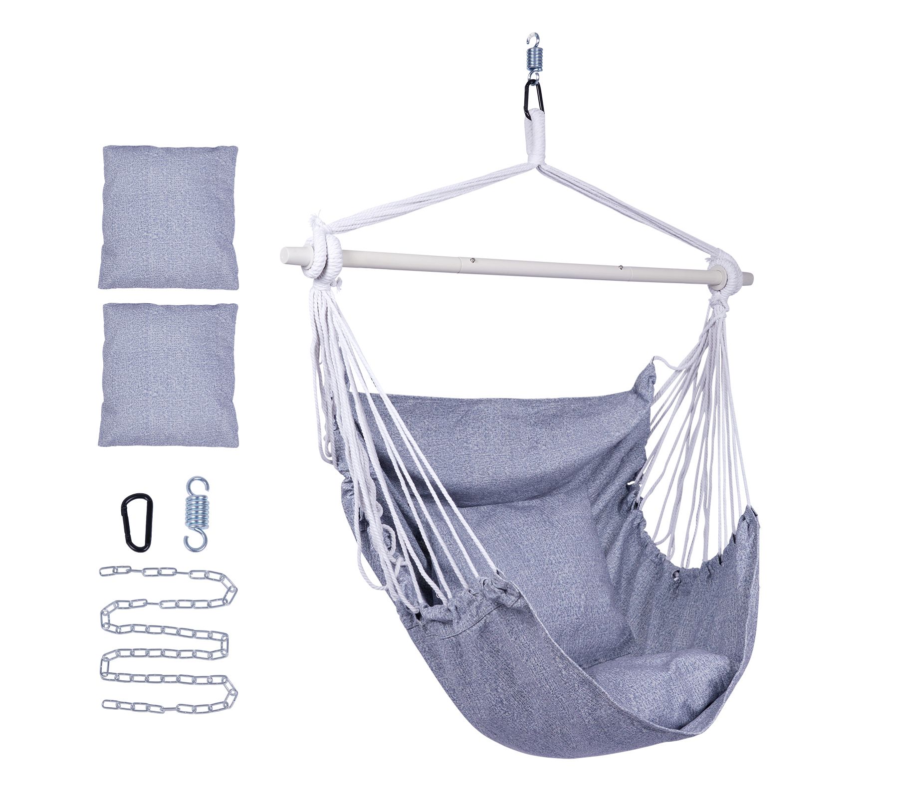 Backyard Expressions Hammock Chair with Pillows