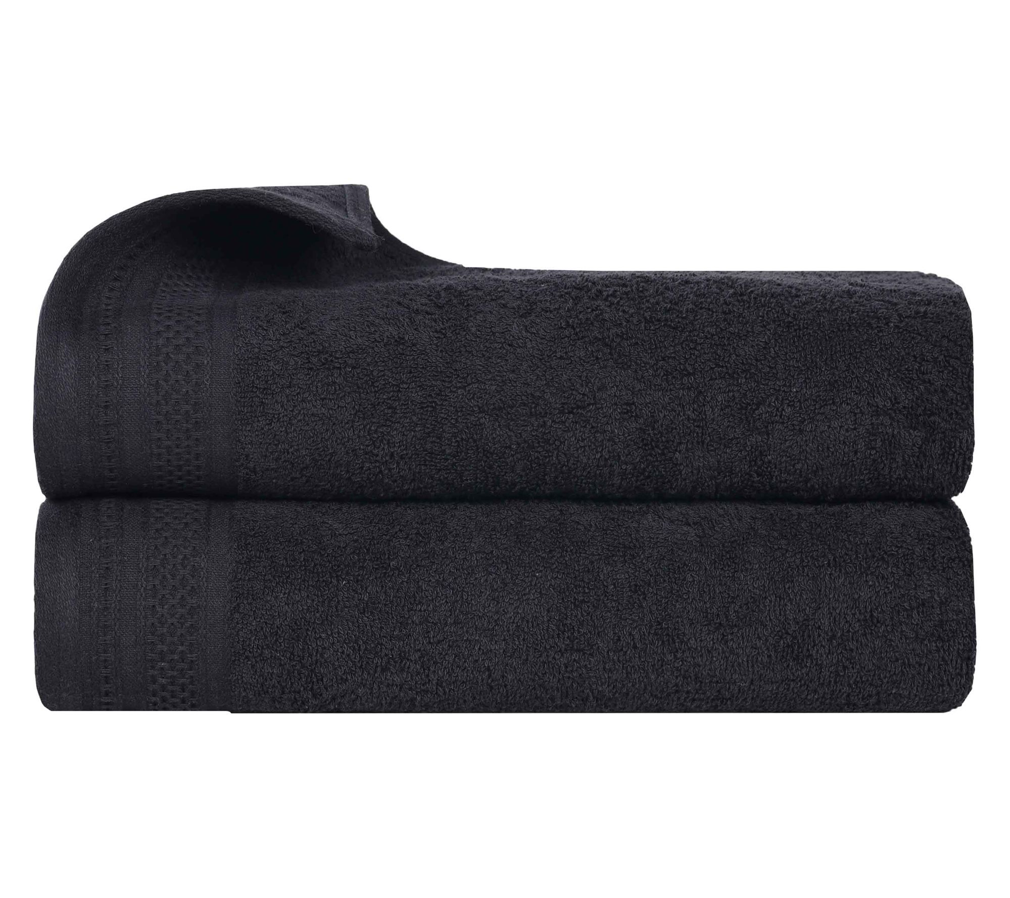 Superior Honeycomb Waffle Border Cotton Bath Sheet Set