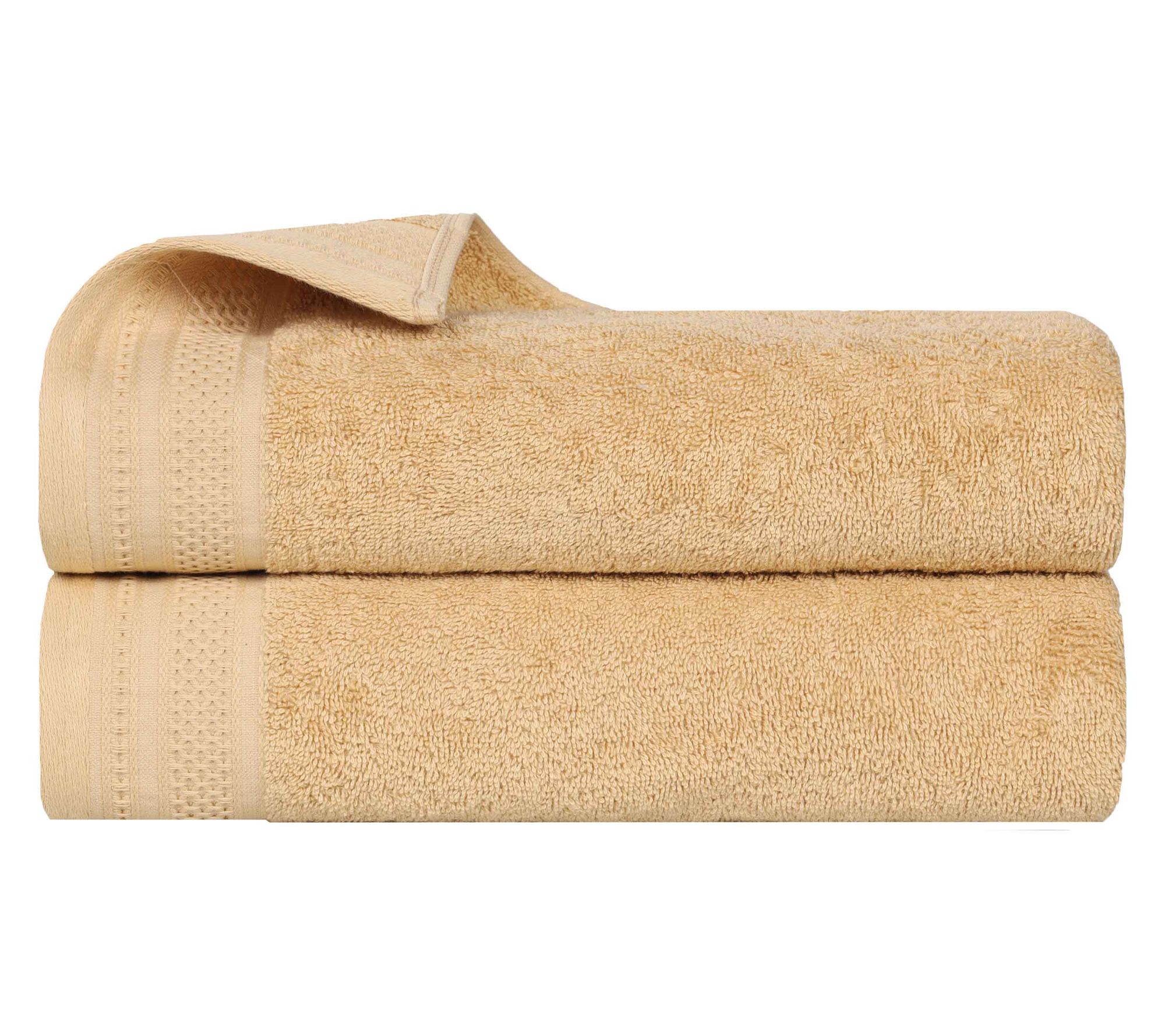 Superior Honeycomb Waffle Border Cotton Bath Sheet Set