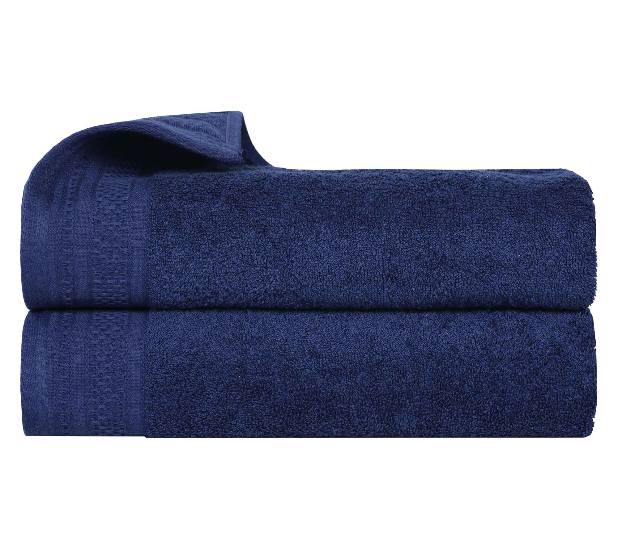 Superior Honeycomb Waffle Border Cotton Bath Sheet Set