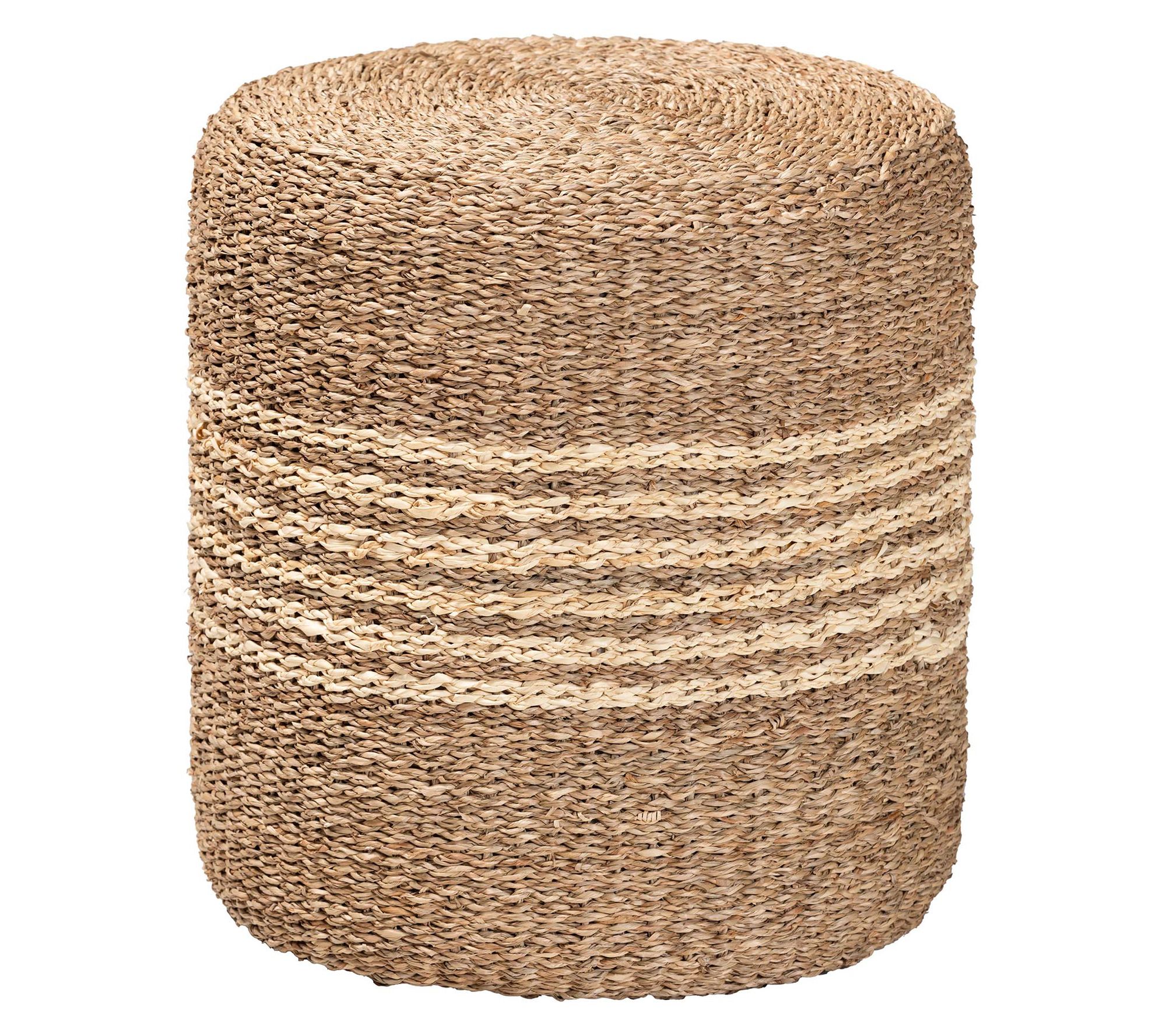 bali & pari Wickham Seagrass Ottoman Footstool