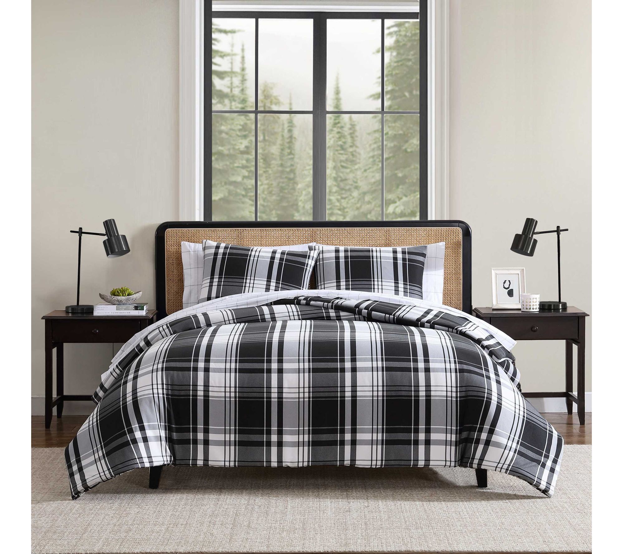 Eddie Bauer Saddle Mountain Plaid Twin Comforter Set