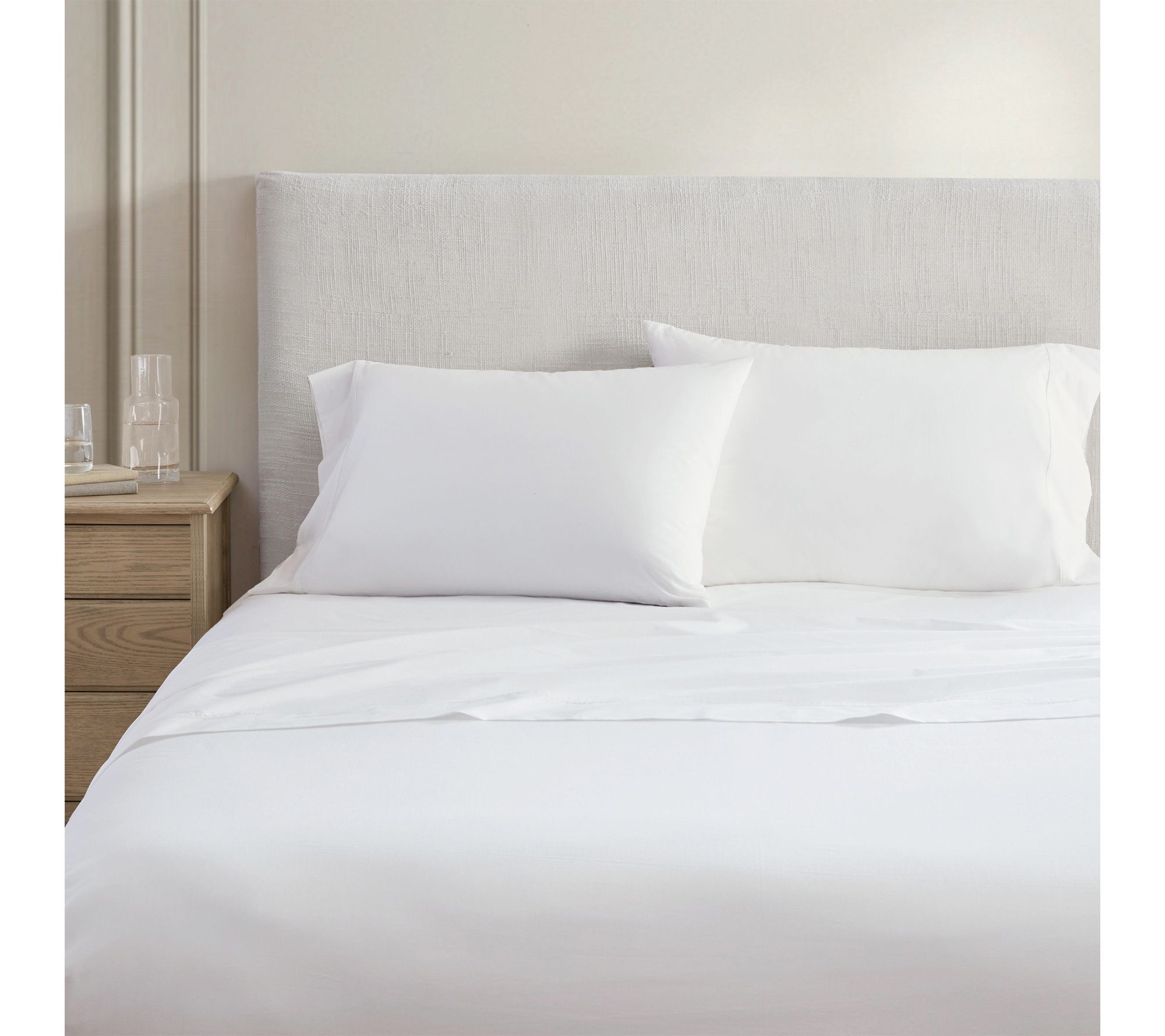 Martha Stewart Skylands White Cotton King SheetSet