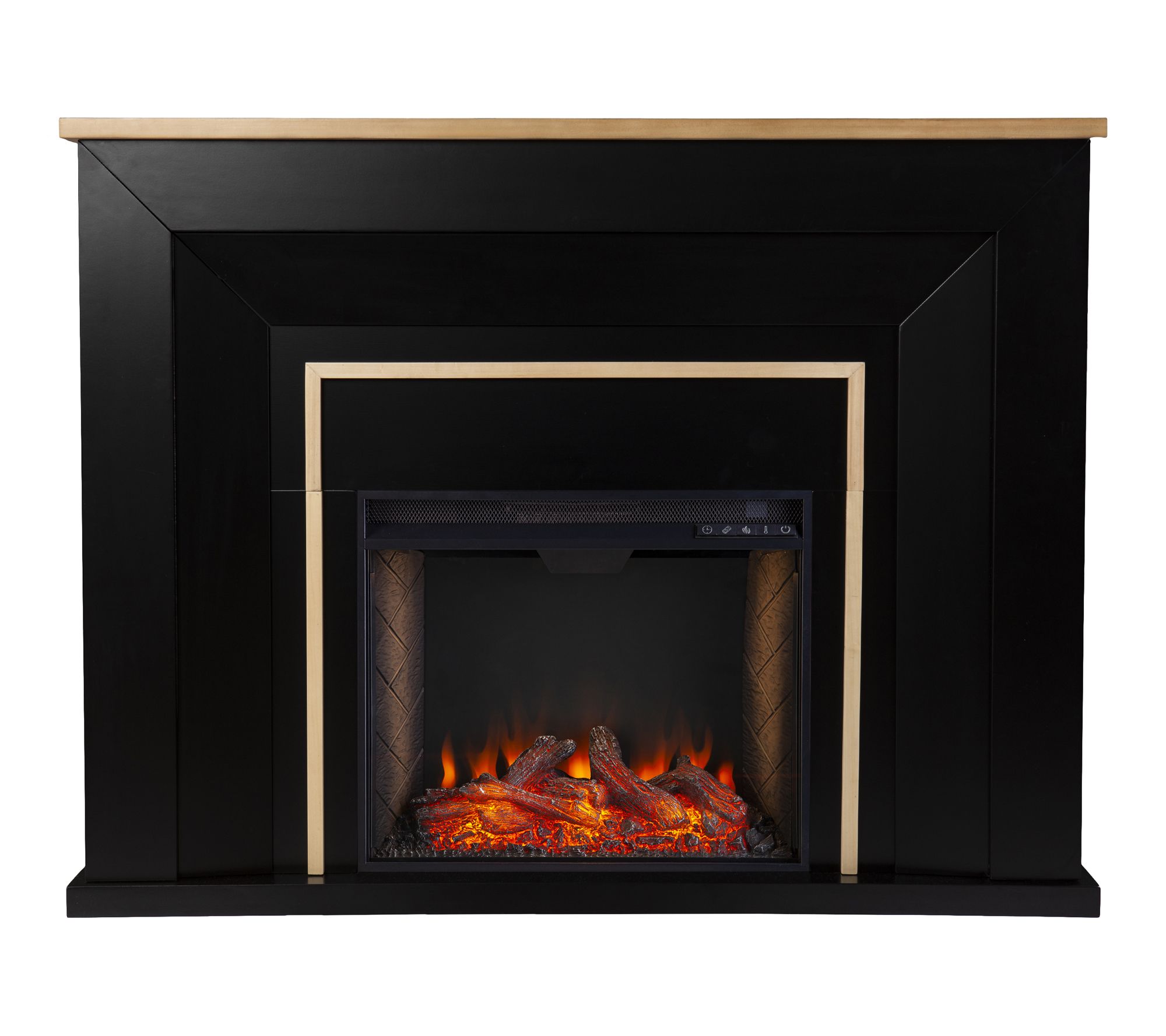 SEI Cardington Criss Cross Electric Fireplace