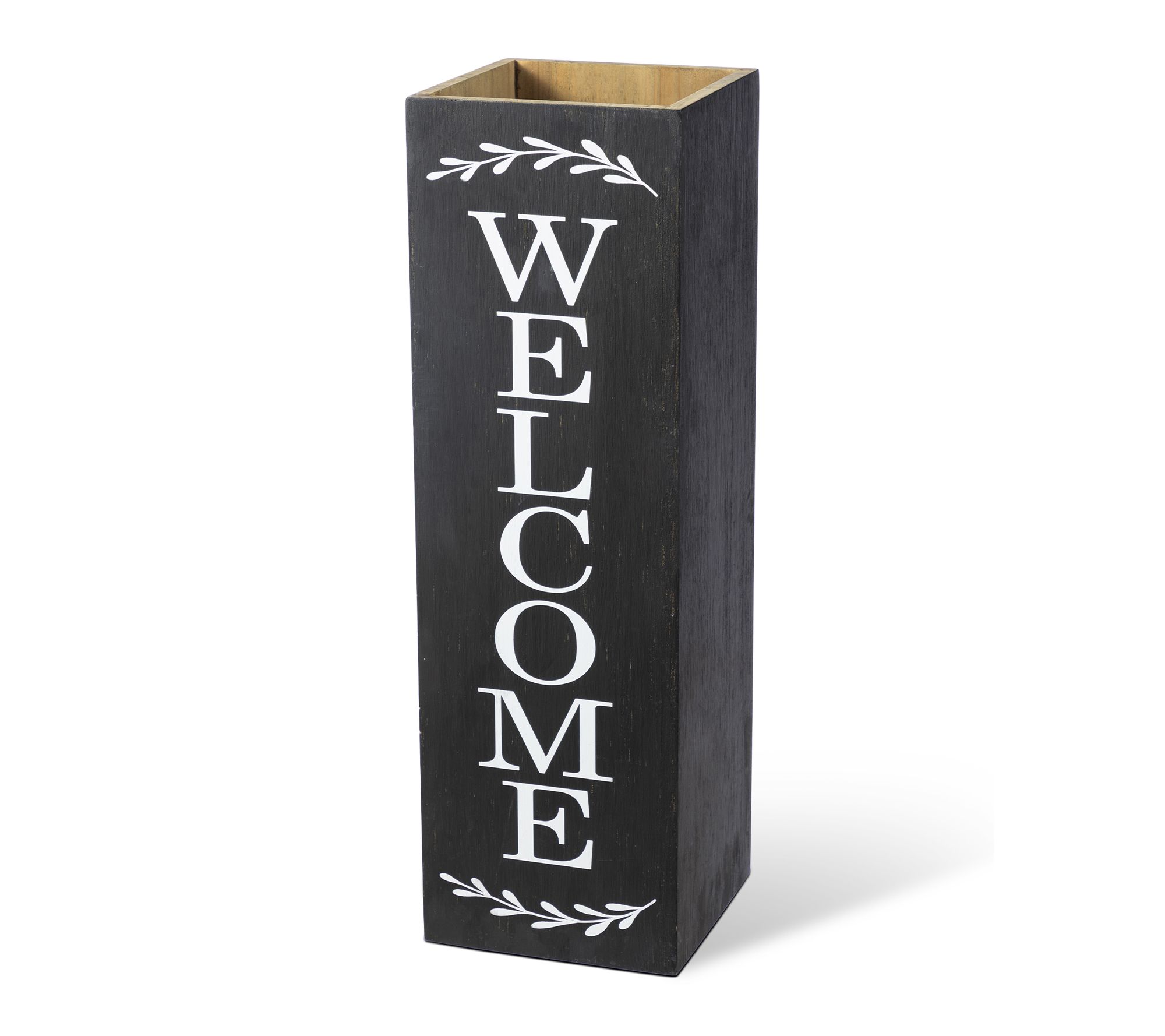 Glitzhome 24"H Double Sided Boxed "WELCOME PORCH" Porch Sign