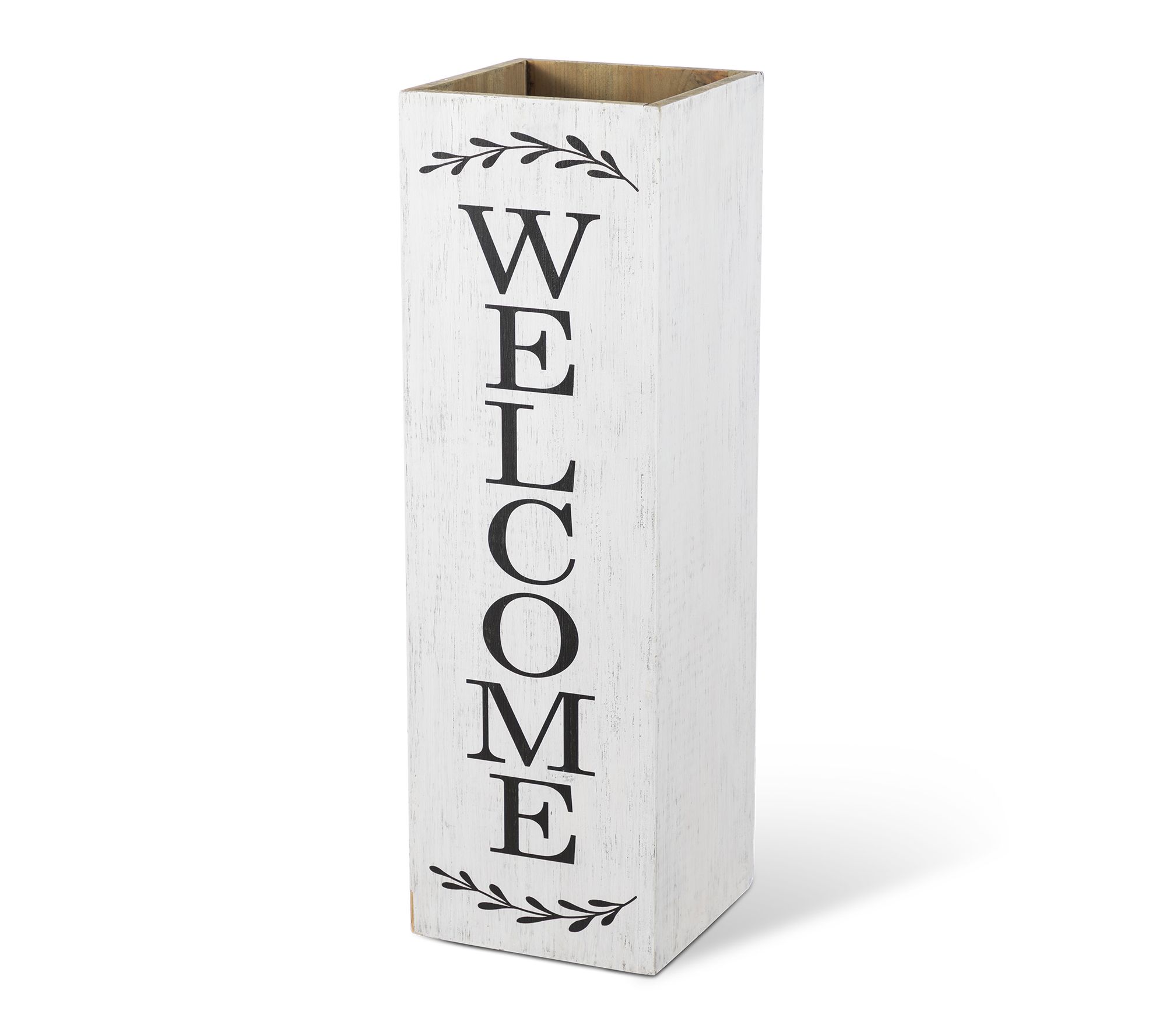 Glitzhome 24"H Double Sided Boxed "WELCOME PORCH" Porch Sign