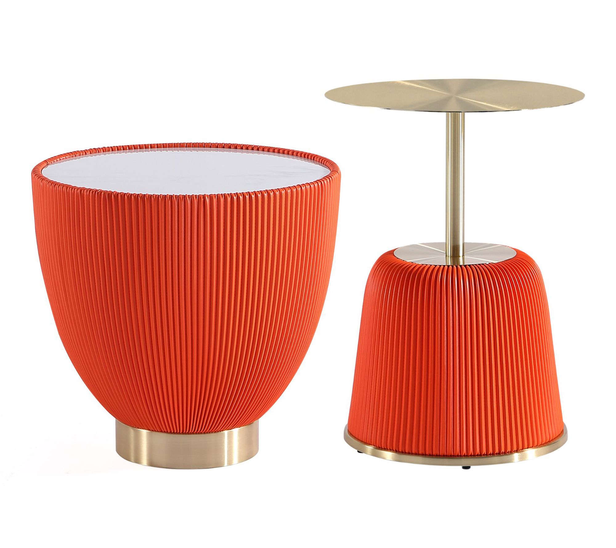 Manhattan Comfort Anderson 2-Piece End Table Set