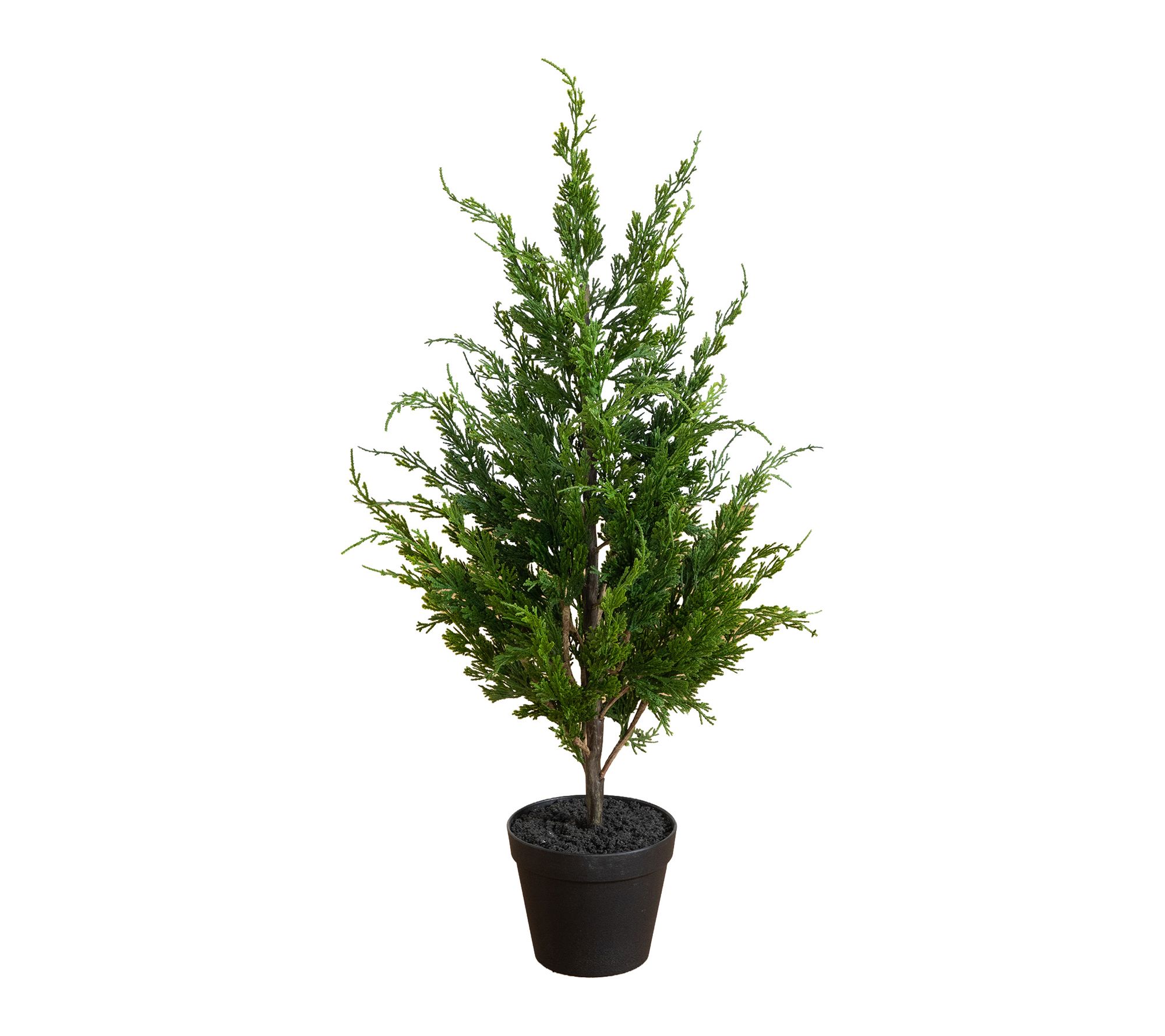 33-in Real Touch Winter Cypress Tree by Nearly Natural