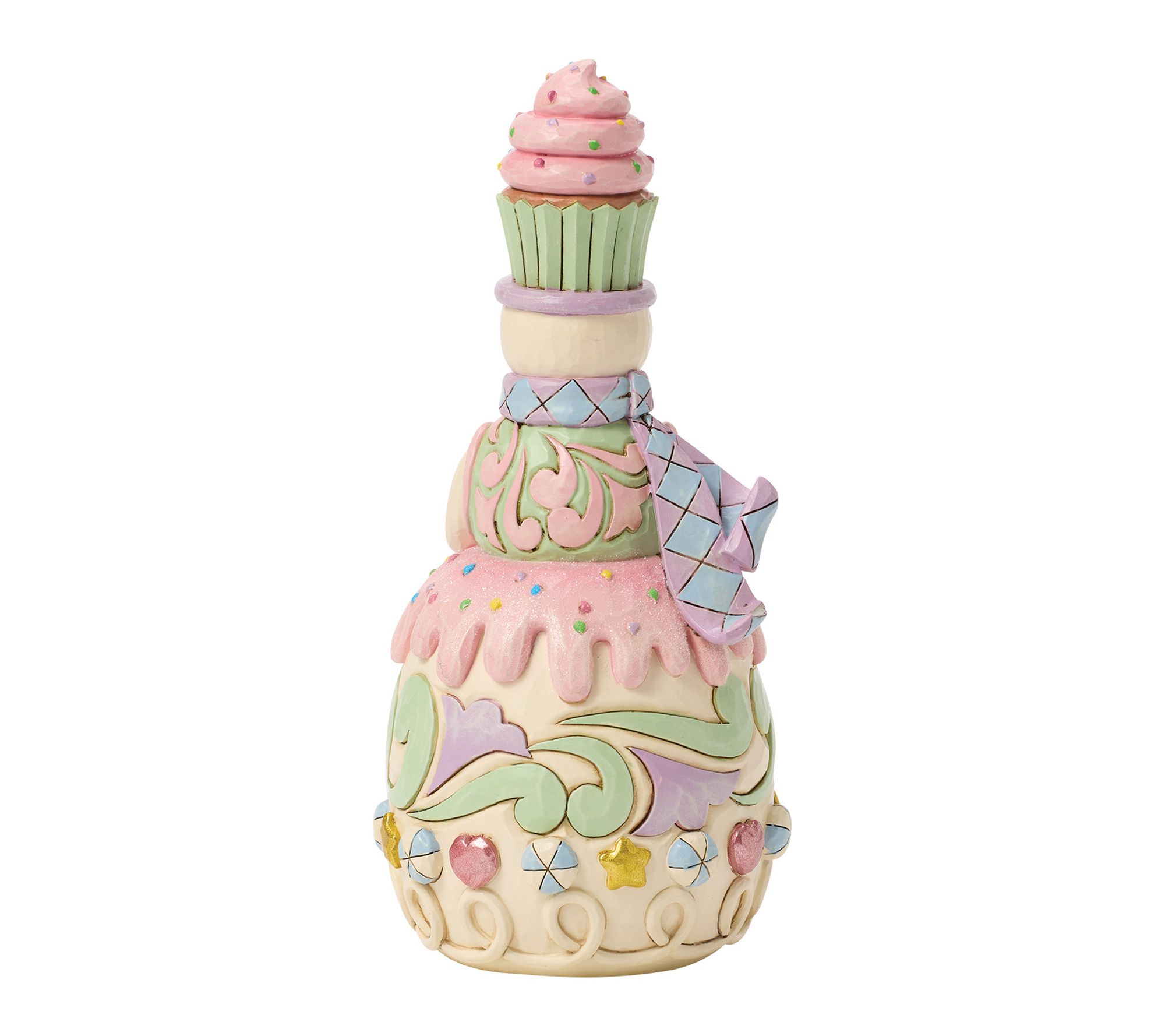 Jim Shore Heartwood Creek Sweets Snowman Bundt Cake Figurine - QVC.com