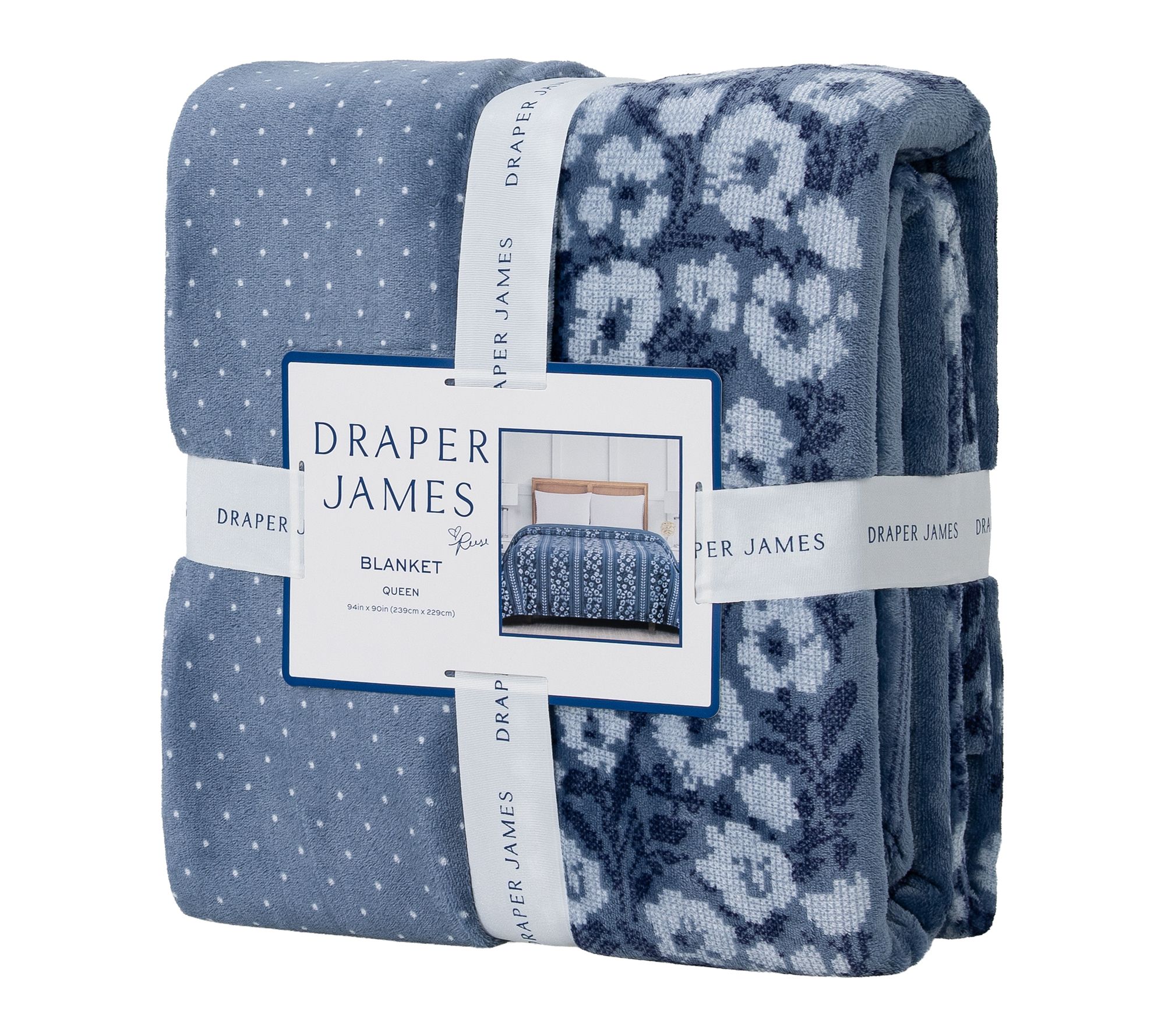 Draper James Twin Print Velvetsoft Blanket- Twin