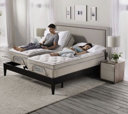 Split King Size Premium Adjustable Bed, How To Attach Headboard Sleep Number Frame