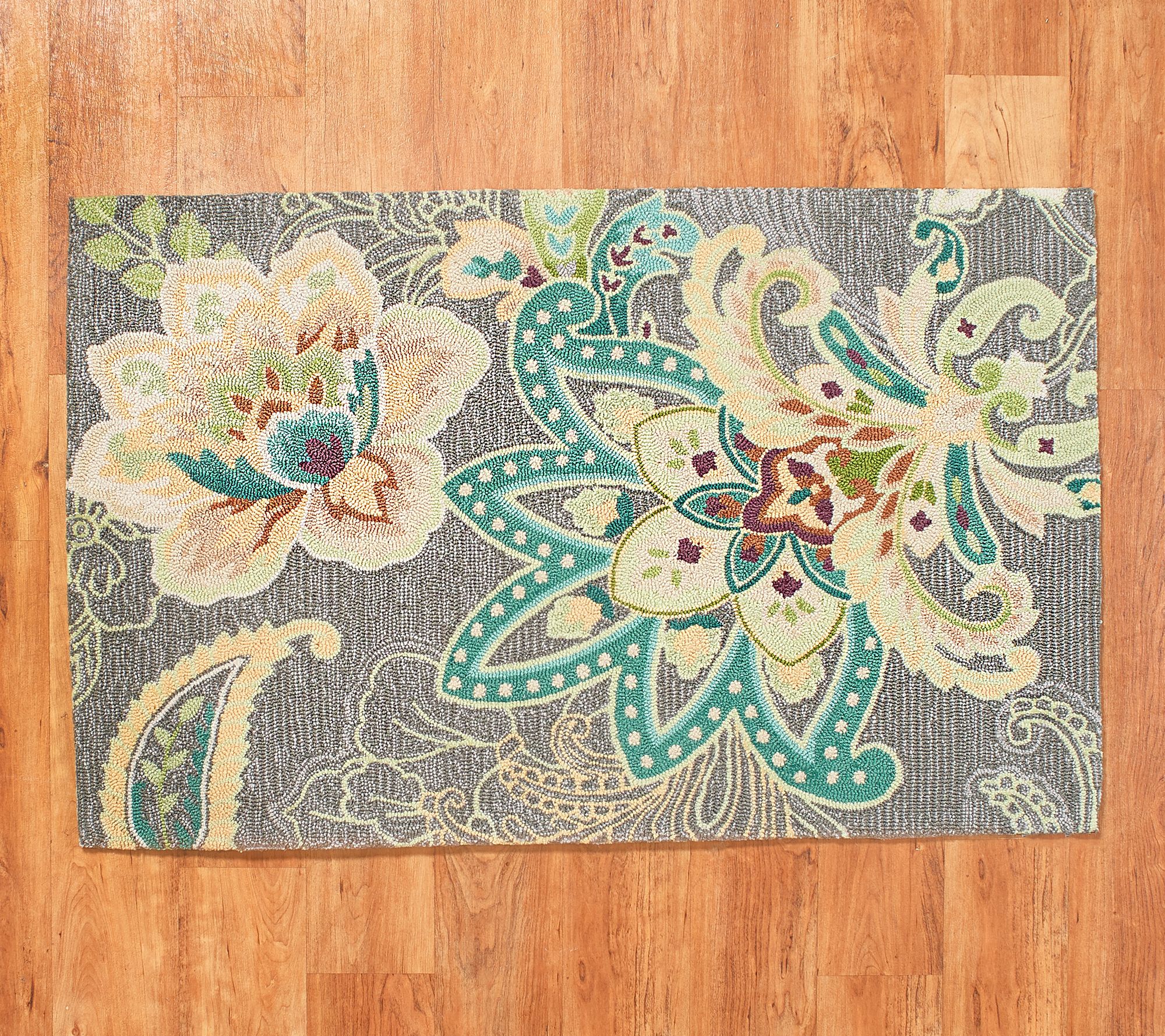 Home by SHR Floral Paisley 2'x4' Accent Rug